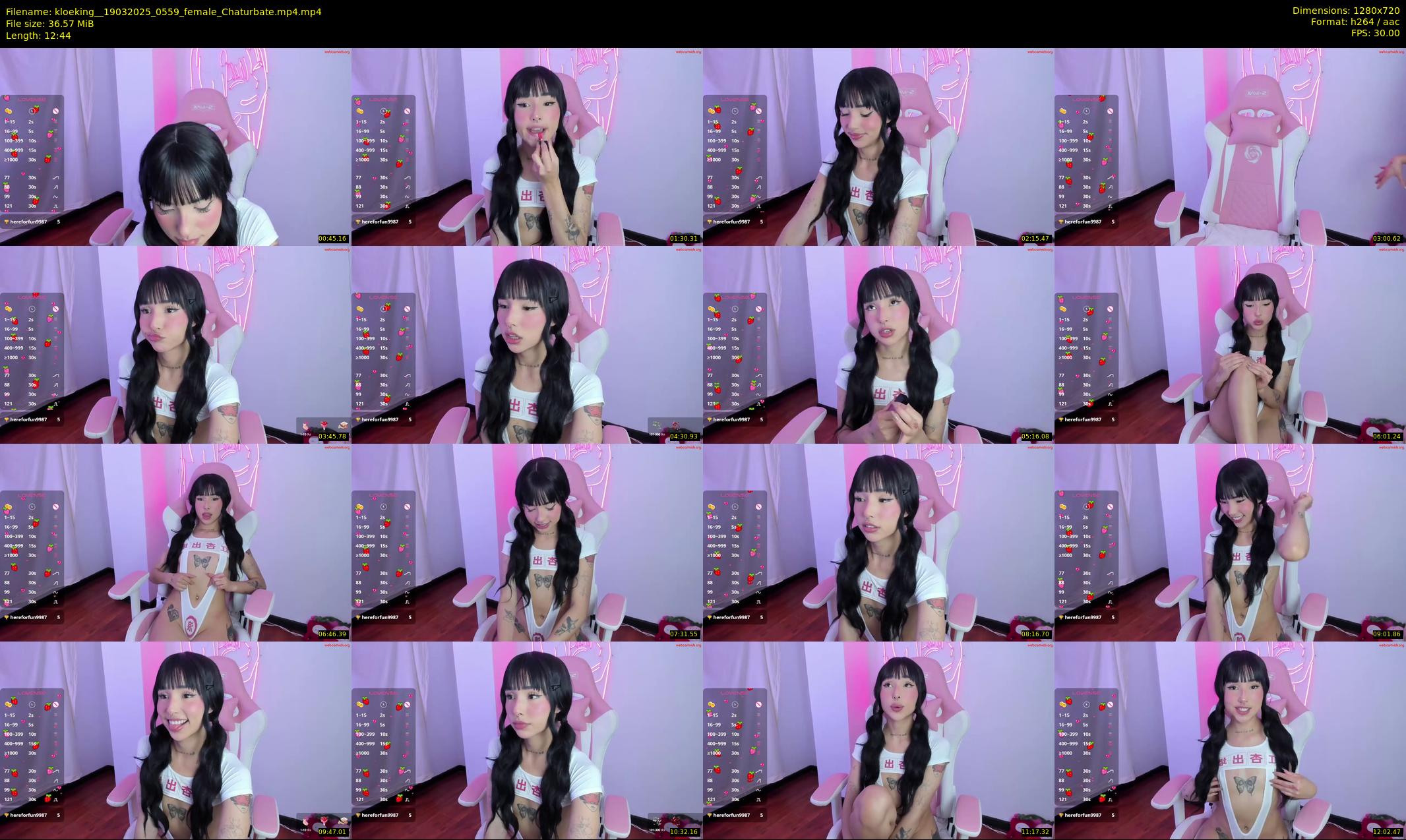 kloeking_ — 13 minute Chaturbate female cam show recording, 720p, Mar 19, 2025