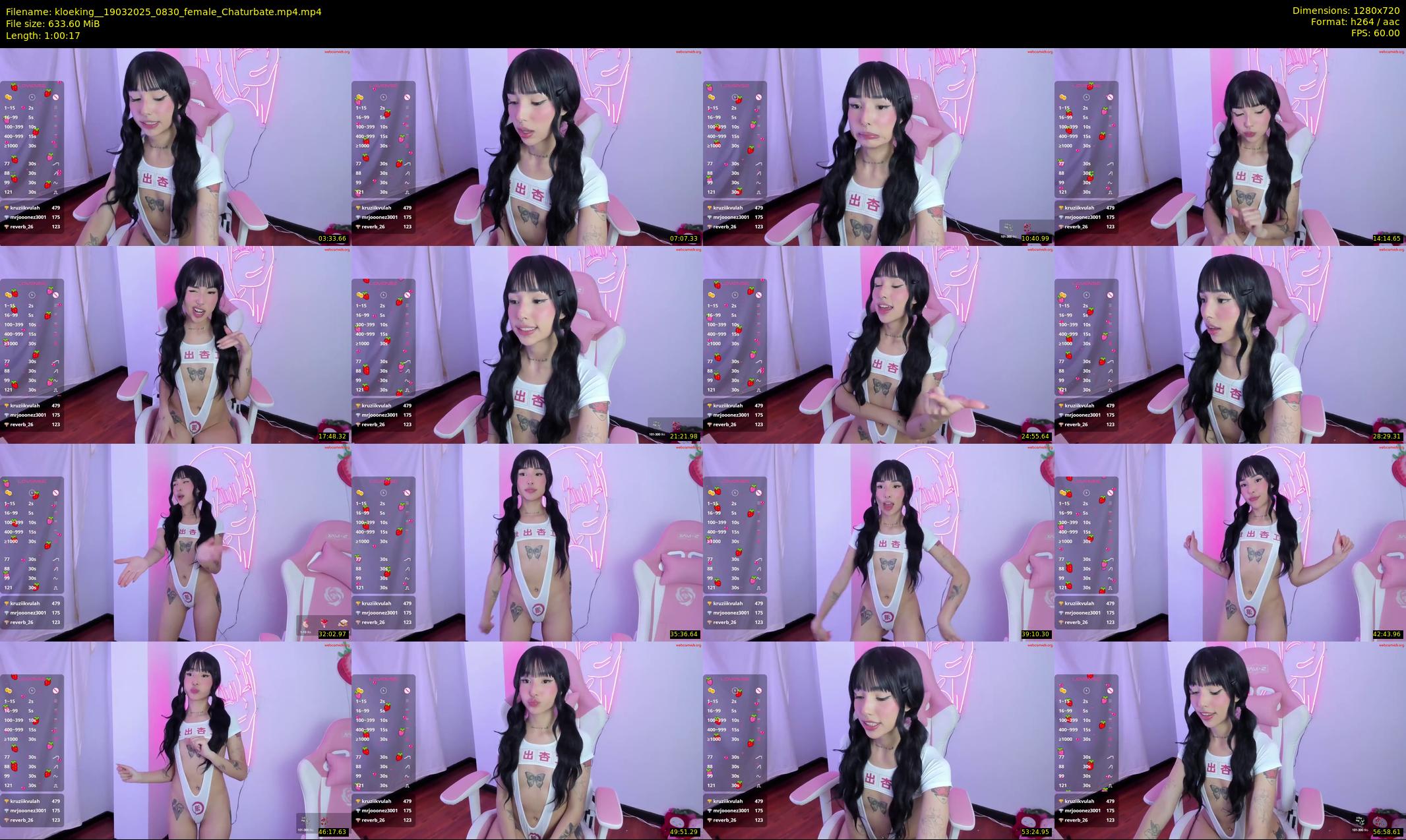 kloeking_ — 61 minute Chaturbate female cam show recording, 720p, Mar 19, 2025