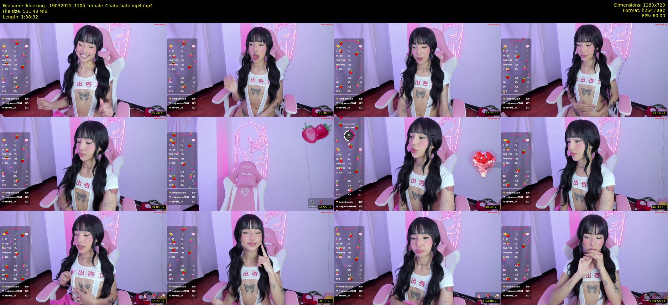 kloeking_ — 99 minute Chaturbate female cam show recording, 720p, Mar 19, 2025