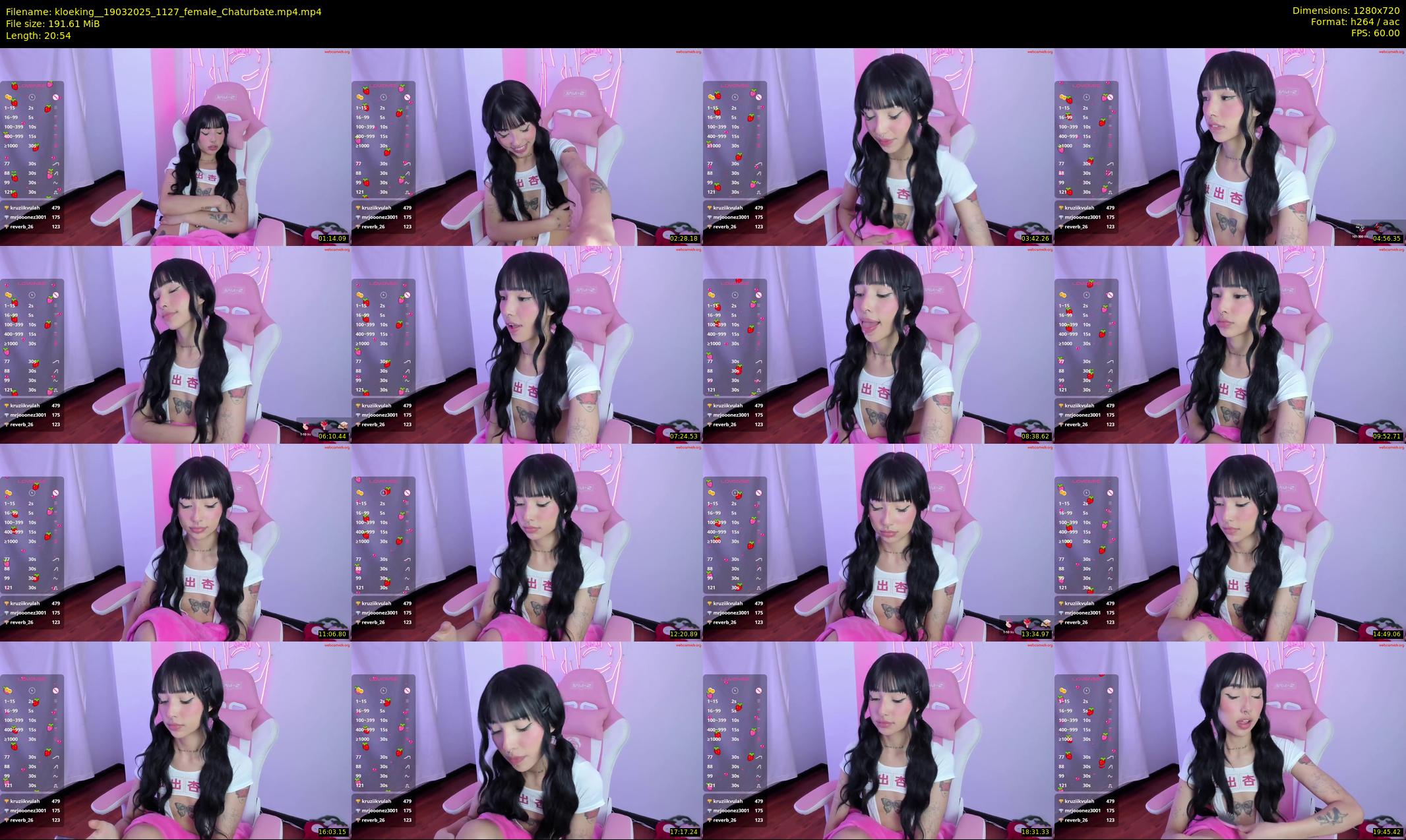 kloeking_ — 21 minute Chaturbate female cam show recording, 720p, Mar 19, 2025