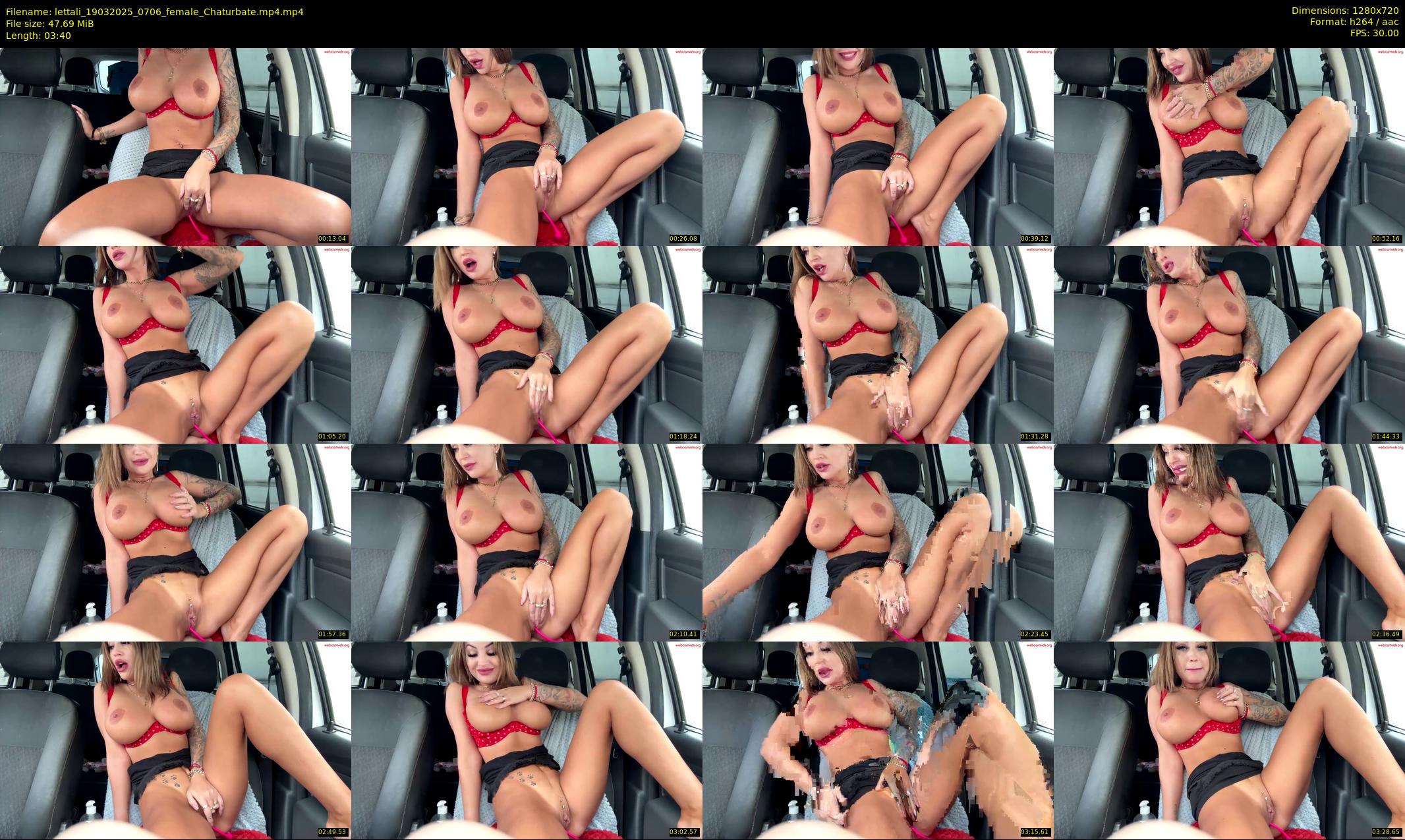 lettali — 4 minute Chaturbate female cam show recording, 720p, Mar 19, 2025