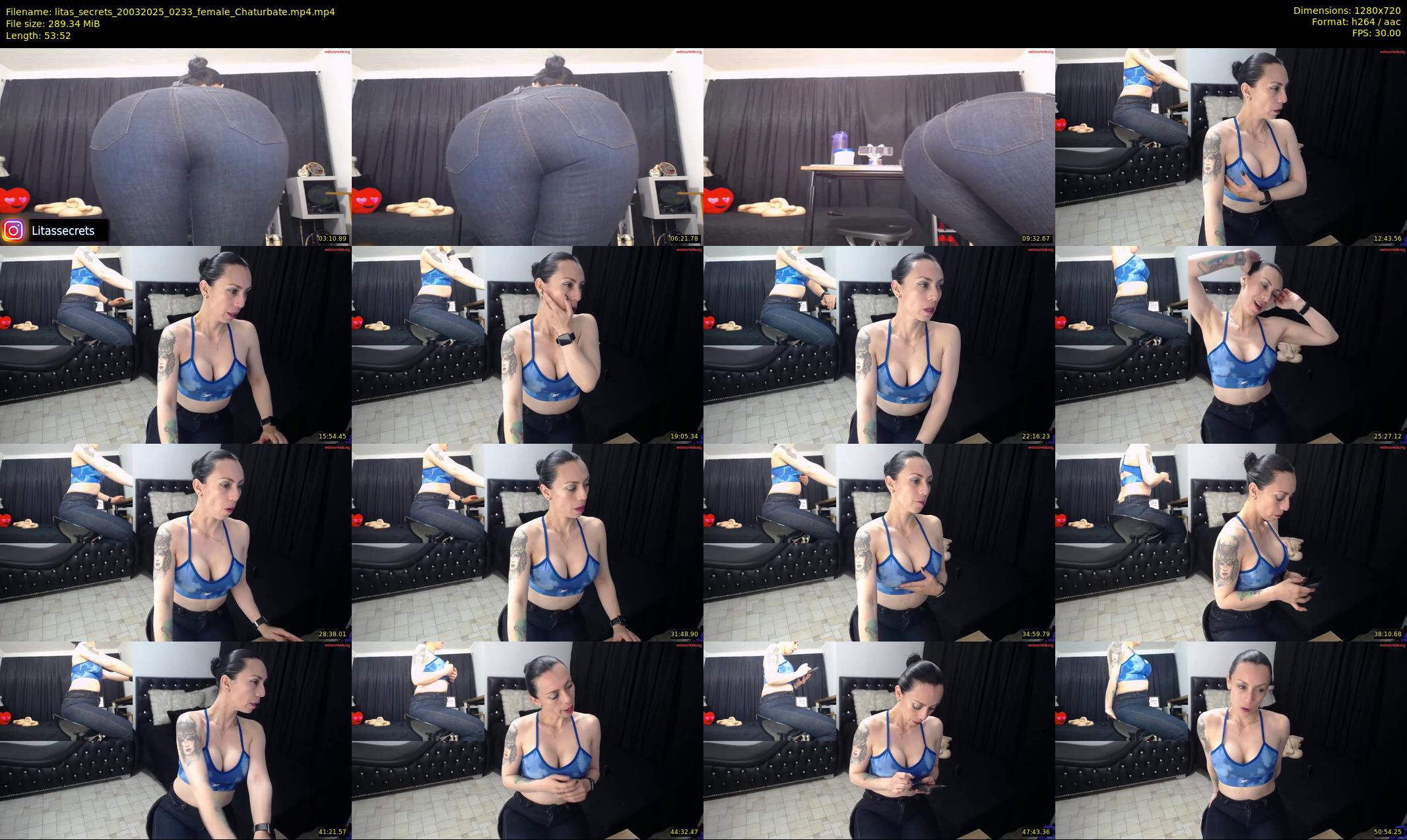 litas_secrets — 54 minute Chaturbate female cam show recording, 720p, Mar 20, 2025