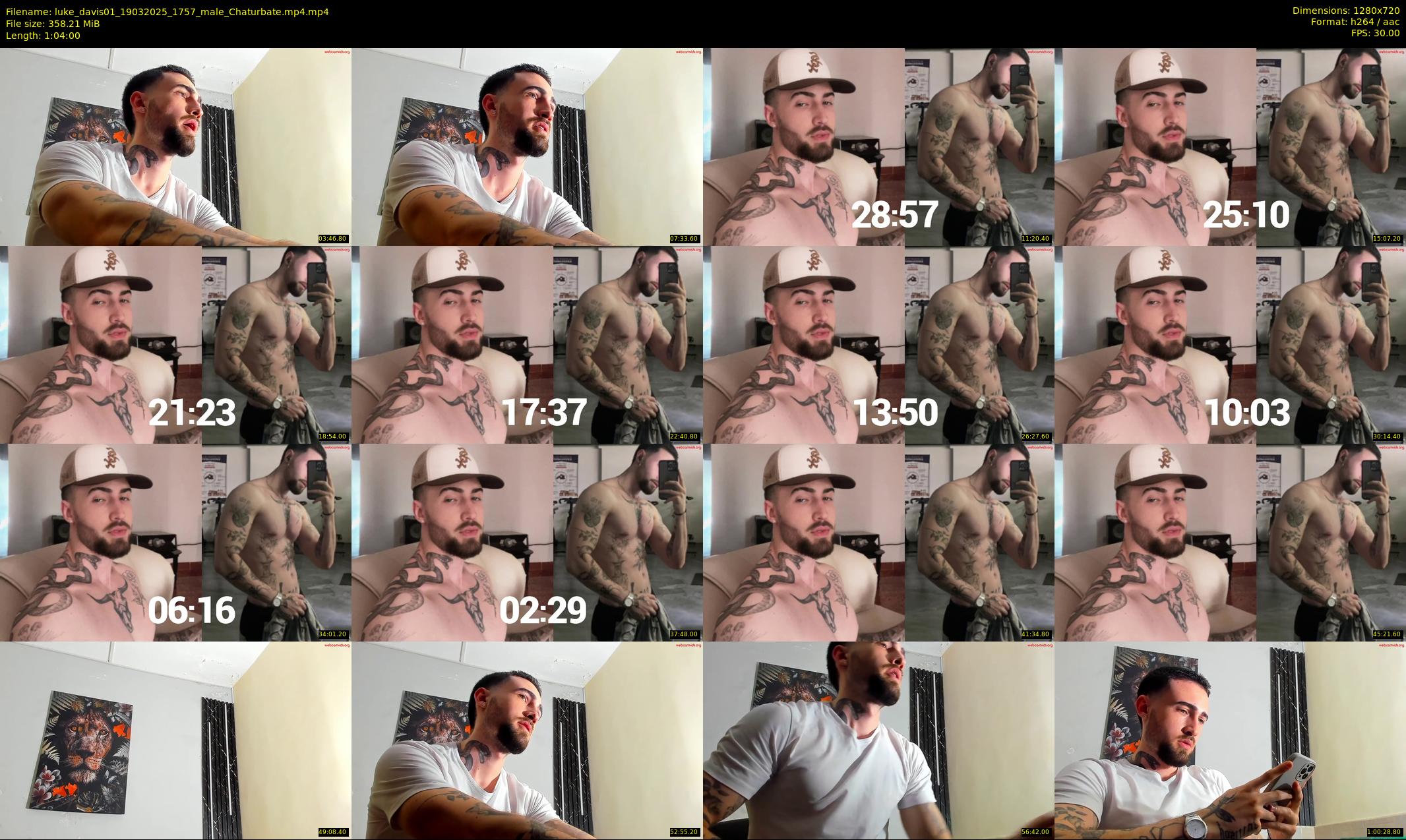 luke_davis01 — 64 minute Chaturbate male cam show recording, 720p, Mar 19, 2025