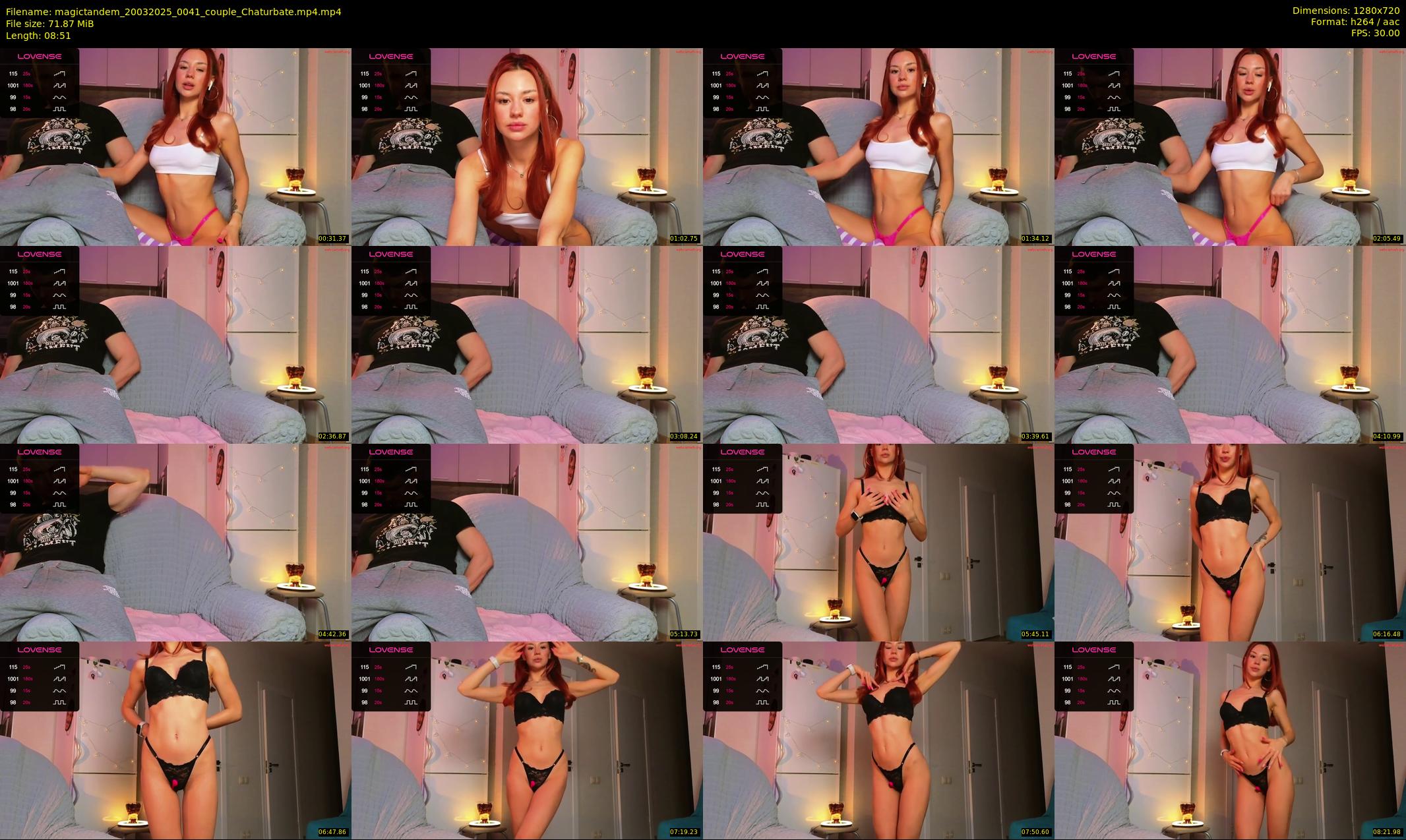 magictandem — 9 minute Chaturbate couple cam show recording, 720p, Mar 20, 2025