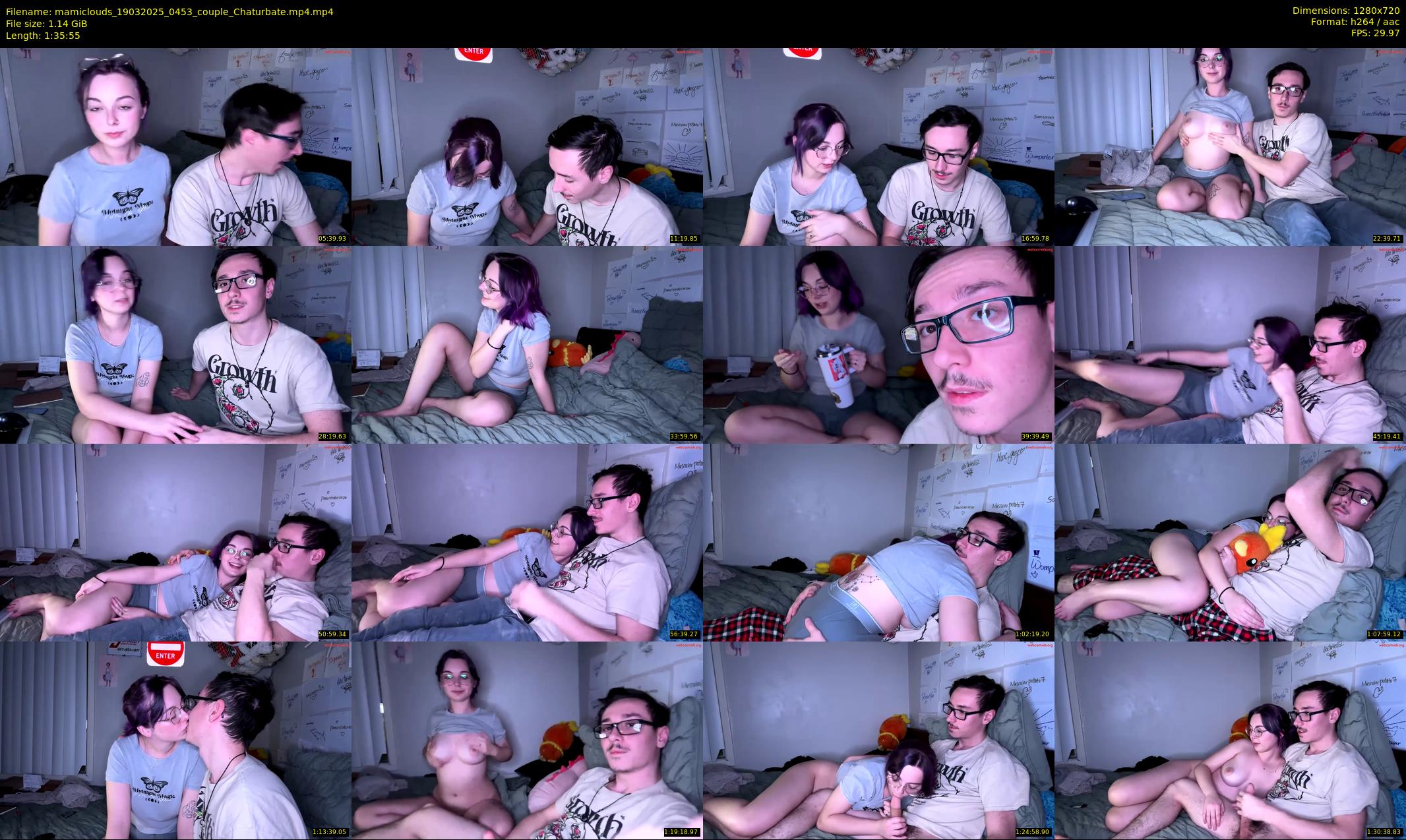 mamiclouds — 96 minute Chaturbate female cam show recording, 720p, Mar 19, 2025