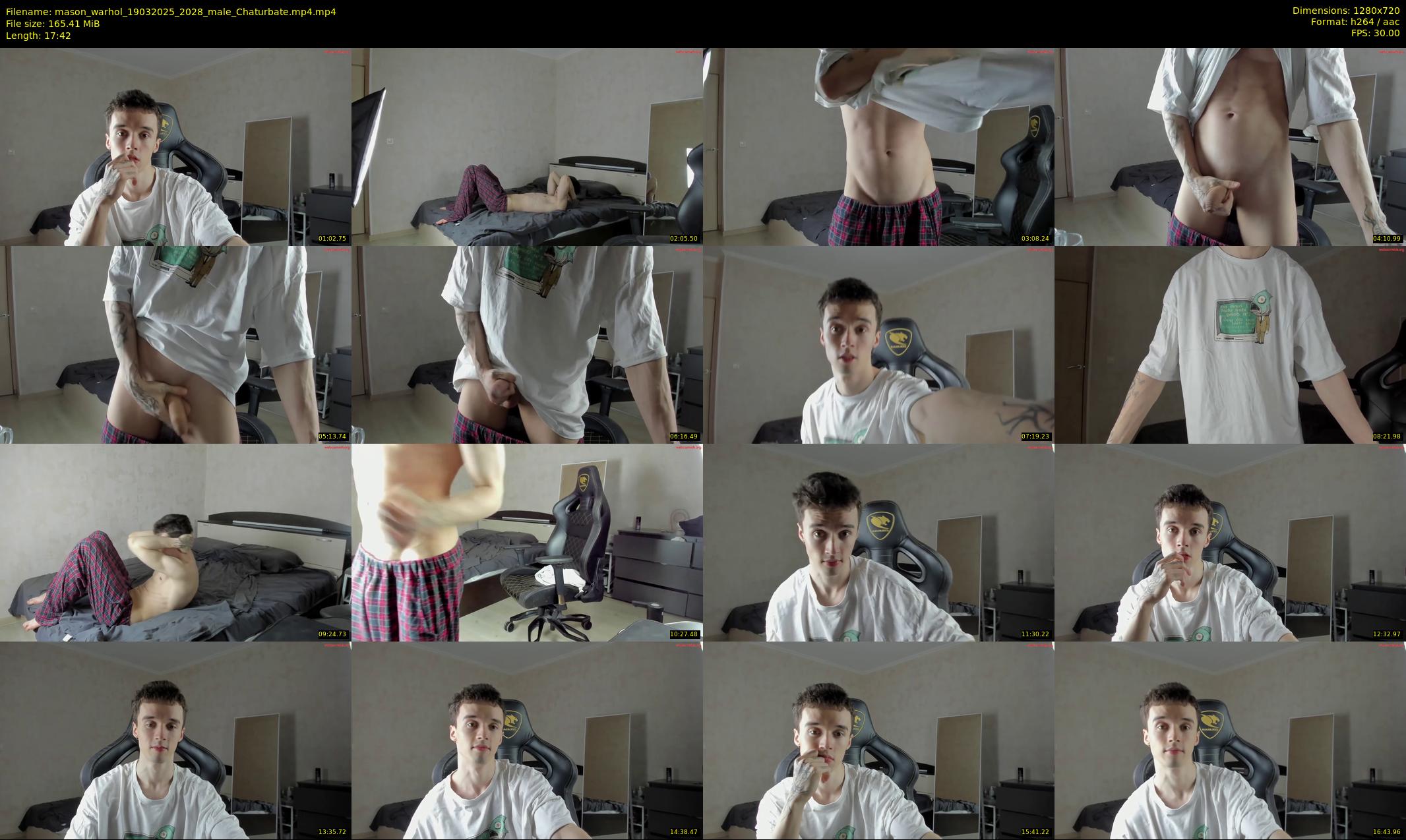 mason_warhol — 18 minute Chaturbate male cam show recording, 720p, Mar 19, 2025