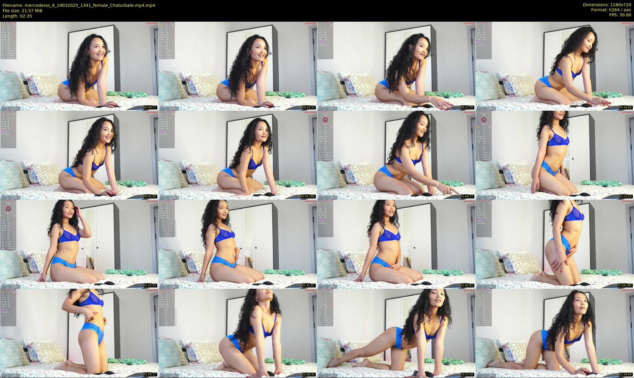 mercedesss_8 — 3 minute Chaturbate female cam show recording, 720p, Mar 19, 2025