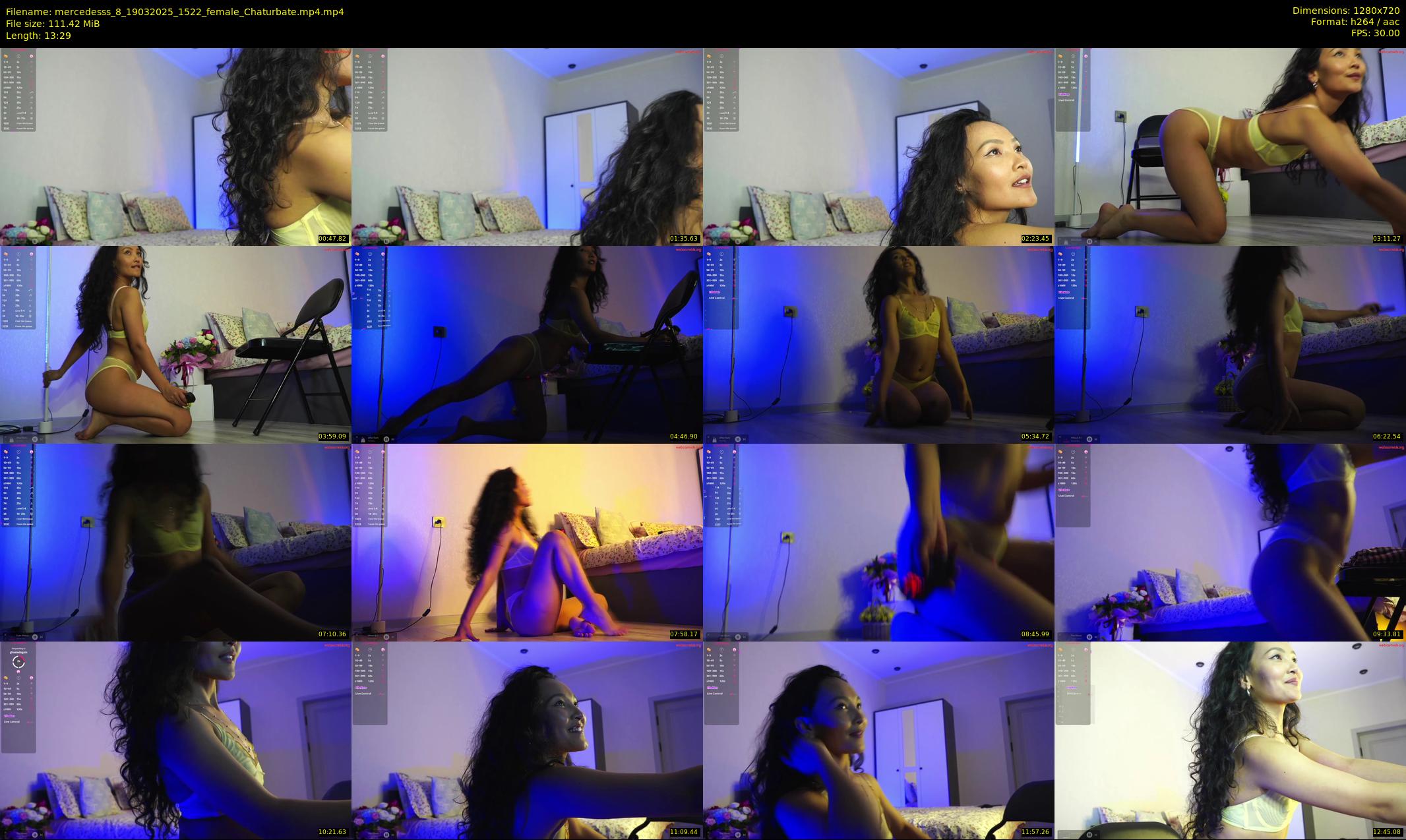 mercedesss_8 — 14 minute Chaturbate female cam show recording, 720p, Mar 19, 2025