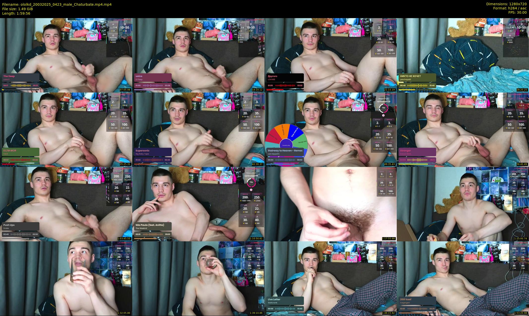 ololkd — 120 minute Chaturbate male cam show recording, 720p, Mar 20, 2025