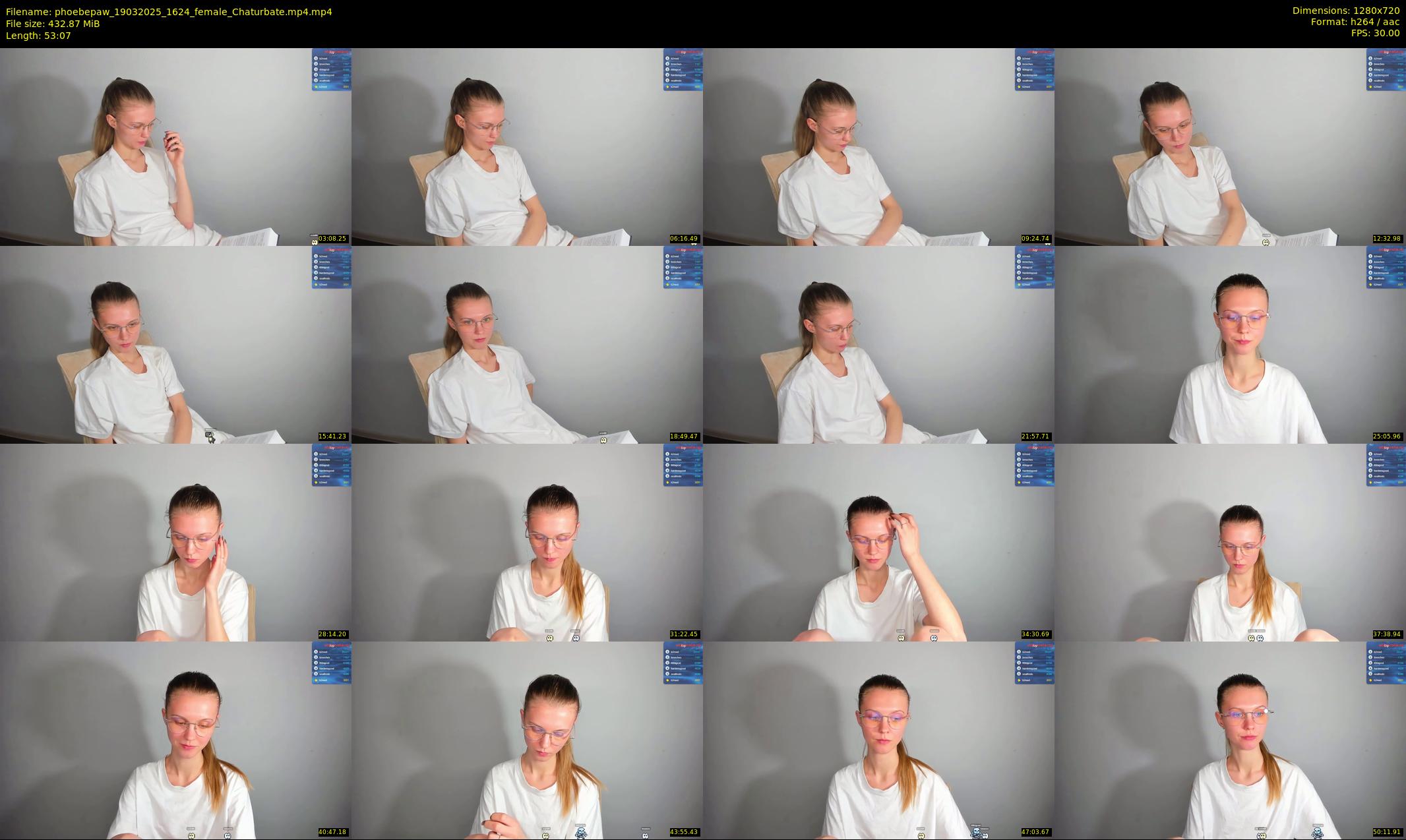 phoebepaw — 54 minute Chaturbate female cam show recording, 720p, Mar 19, 2025