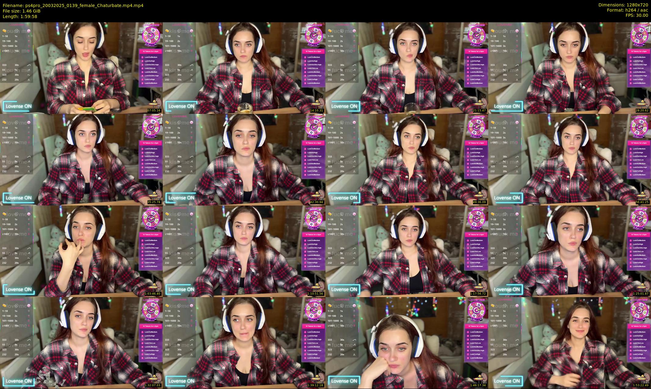 ps4pro — 120 minute Chaturbate female cam show recording, 720p, Mar 20, 2025