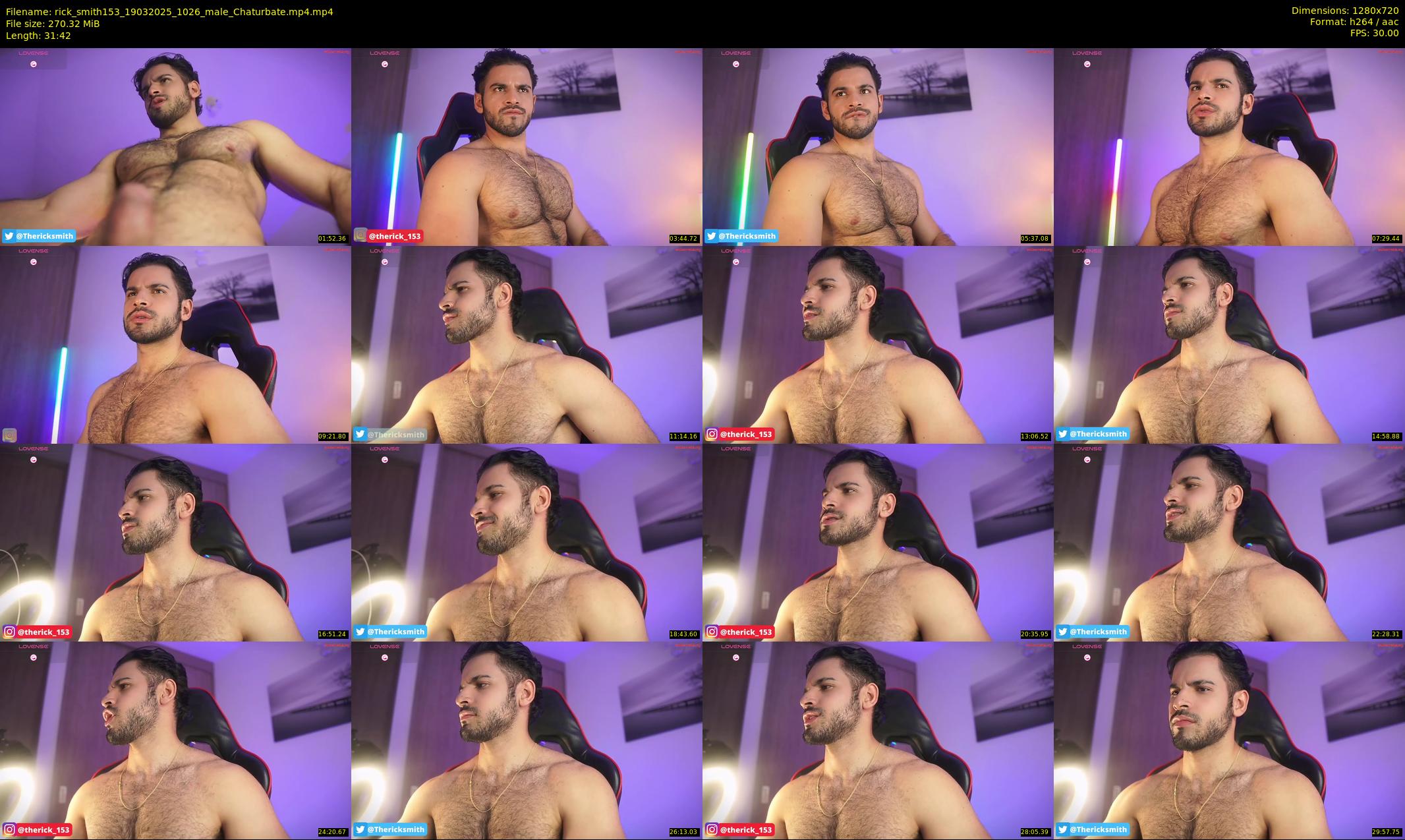 rick_smith153 — 32 minute Chaturbate male cam show recording, 720p, Mar 19, 2025