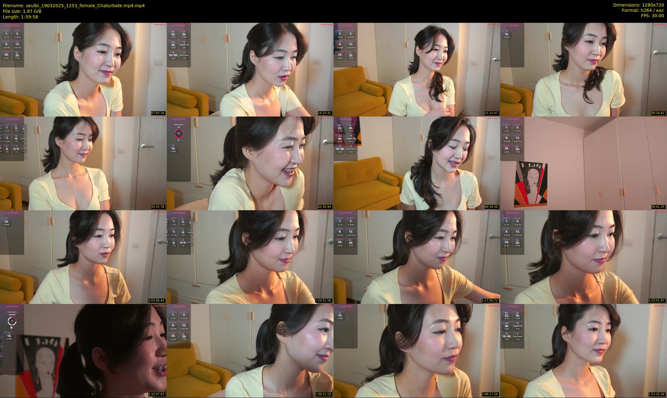 seulbi — 120 minute Chaturbate female cam show recording, 720p, Mar 19, 2025