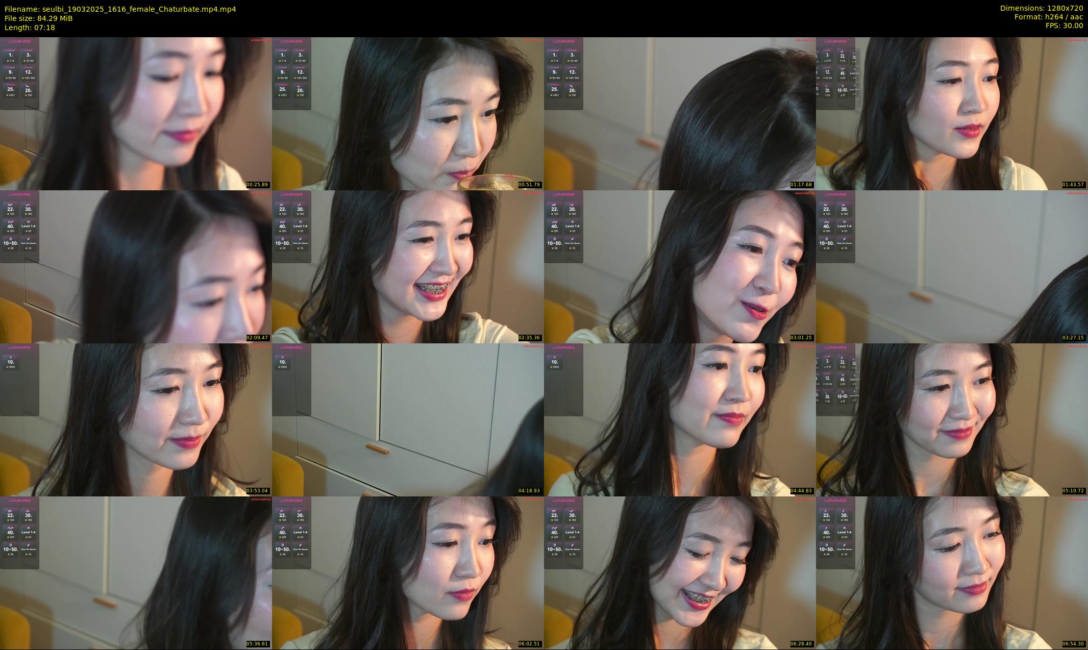 seulbi — 8 minute Chaturbate female cam show recording, 720p, Mar 19, 2025