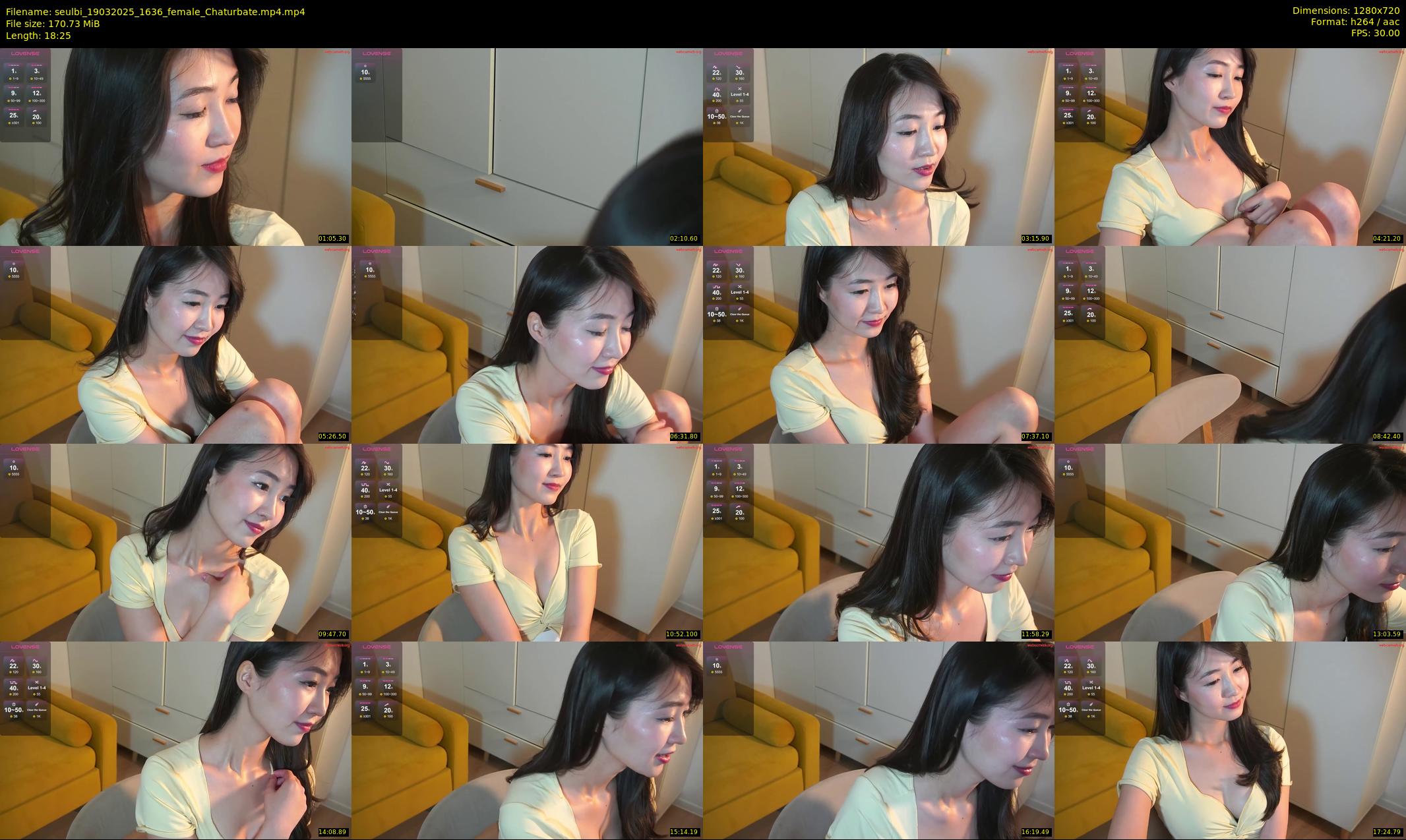 seulbi — 19 minute Chaturbate female cam show recording, 720p, Mar 19, 2025