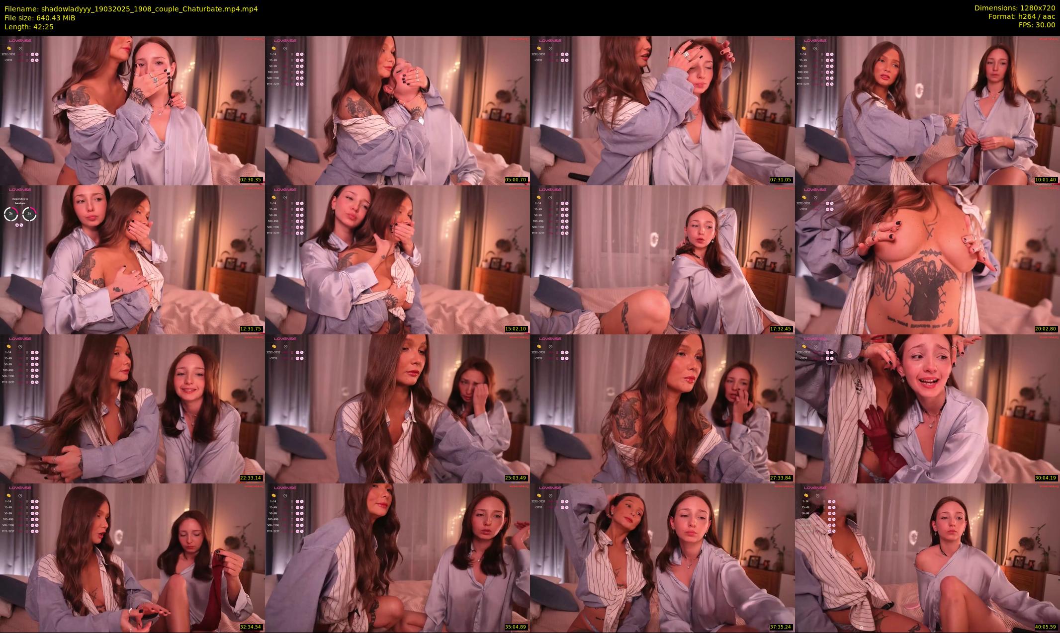 shadowladyyy — 43 minute Chaturbate couple cam show recording, 720p, Mar 19, 2025