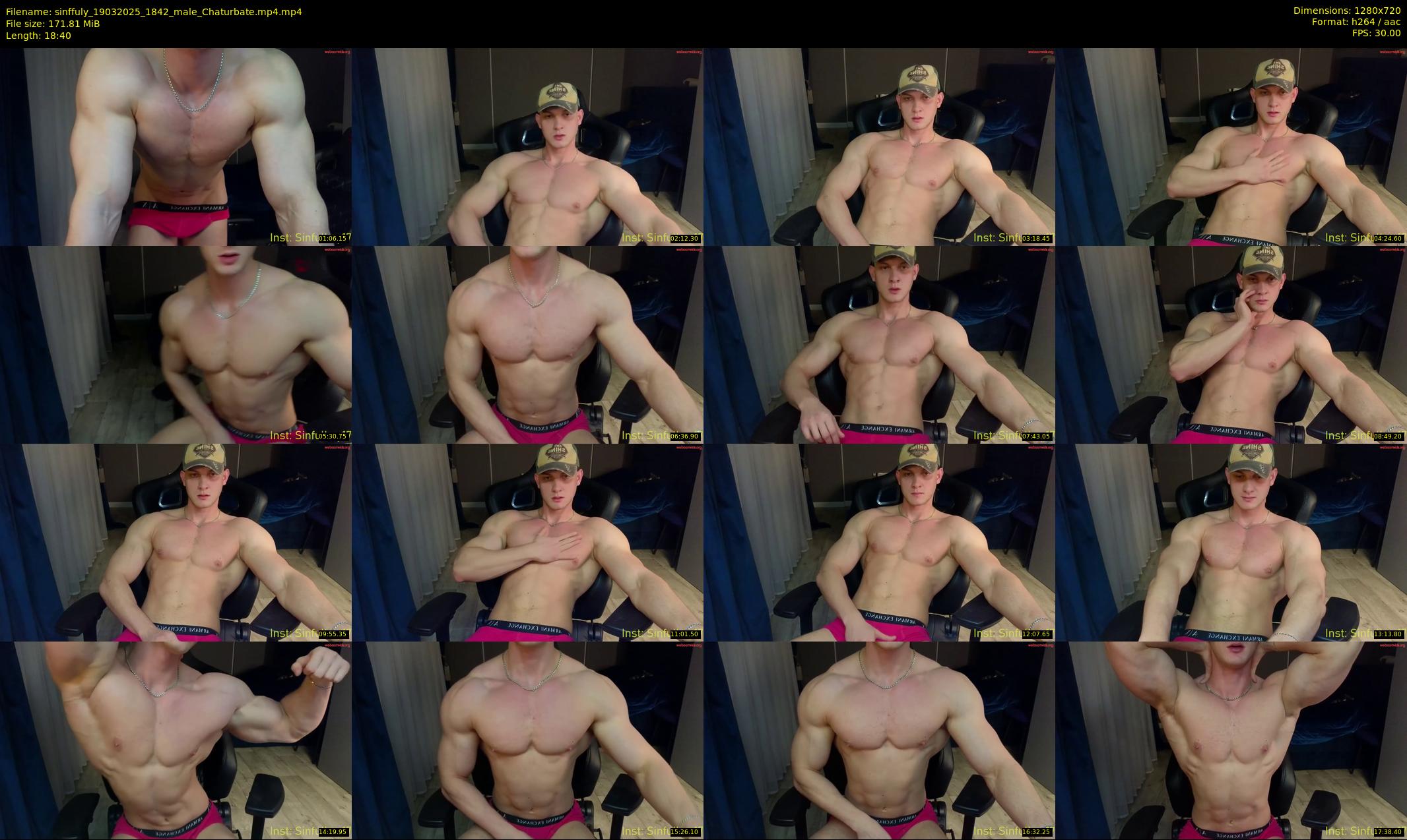 sinffuly — 19 minute Chaturbate male cam show recording, 720p, Mar 19, 2025