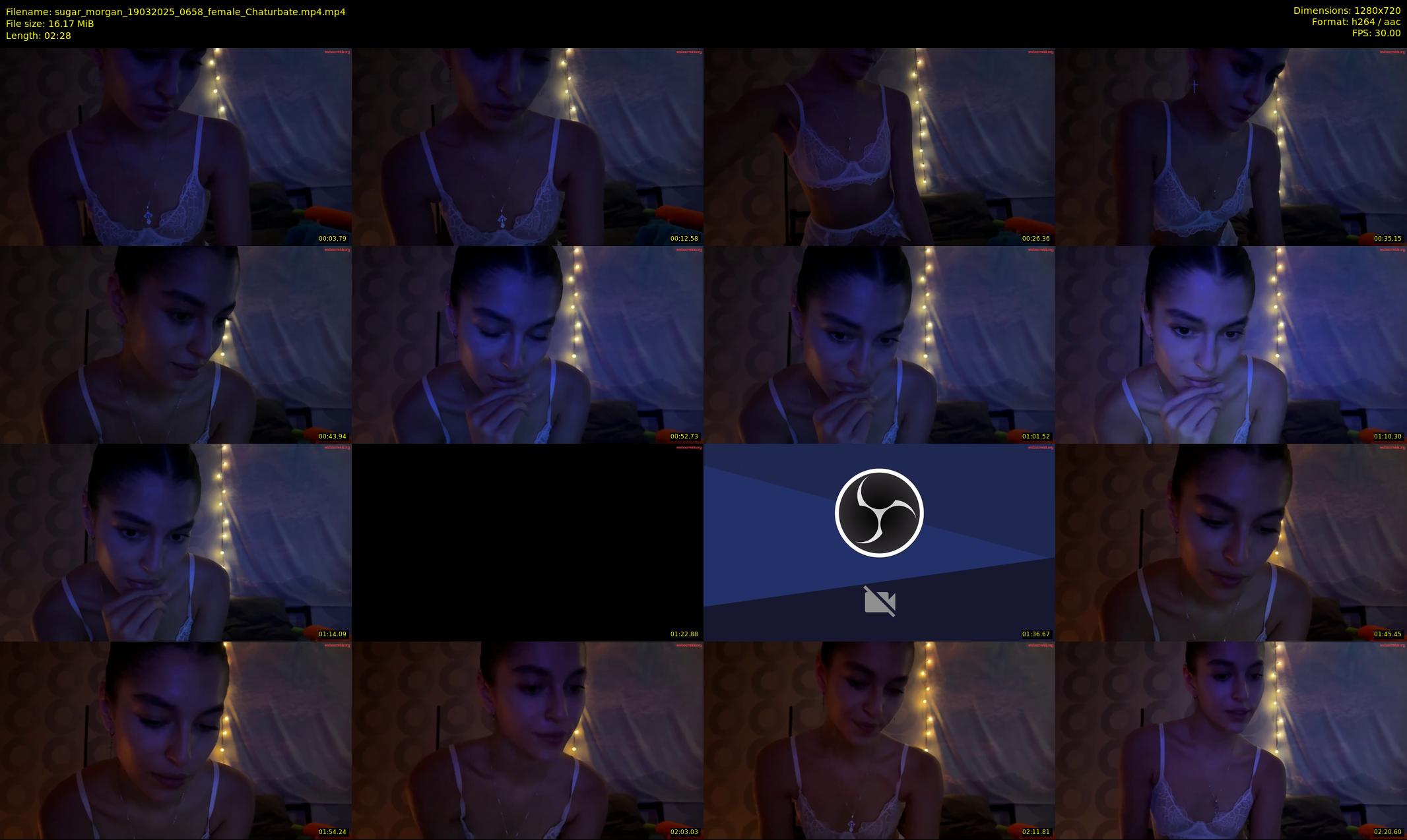 sugar_morgan — 3 minute Chaturbate female cam show recording, 720p, Mar 19, 2025