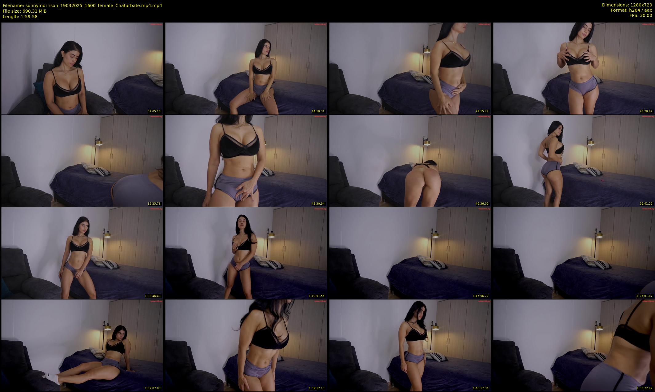 sunnymorrison — 120 minute Chaturbate female cam show recording, 720p, Mar 19, 2025