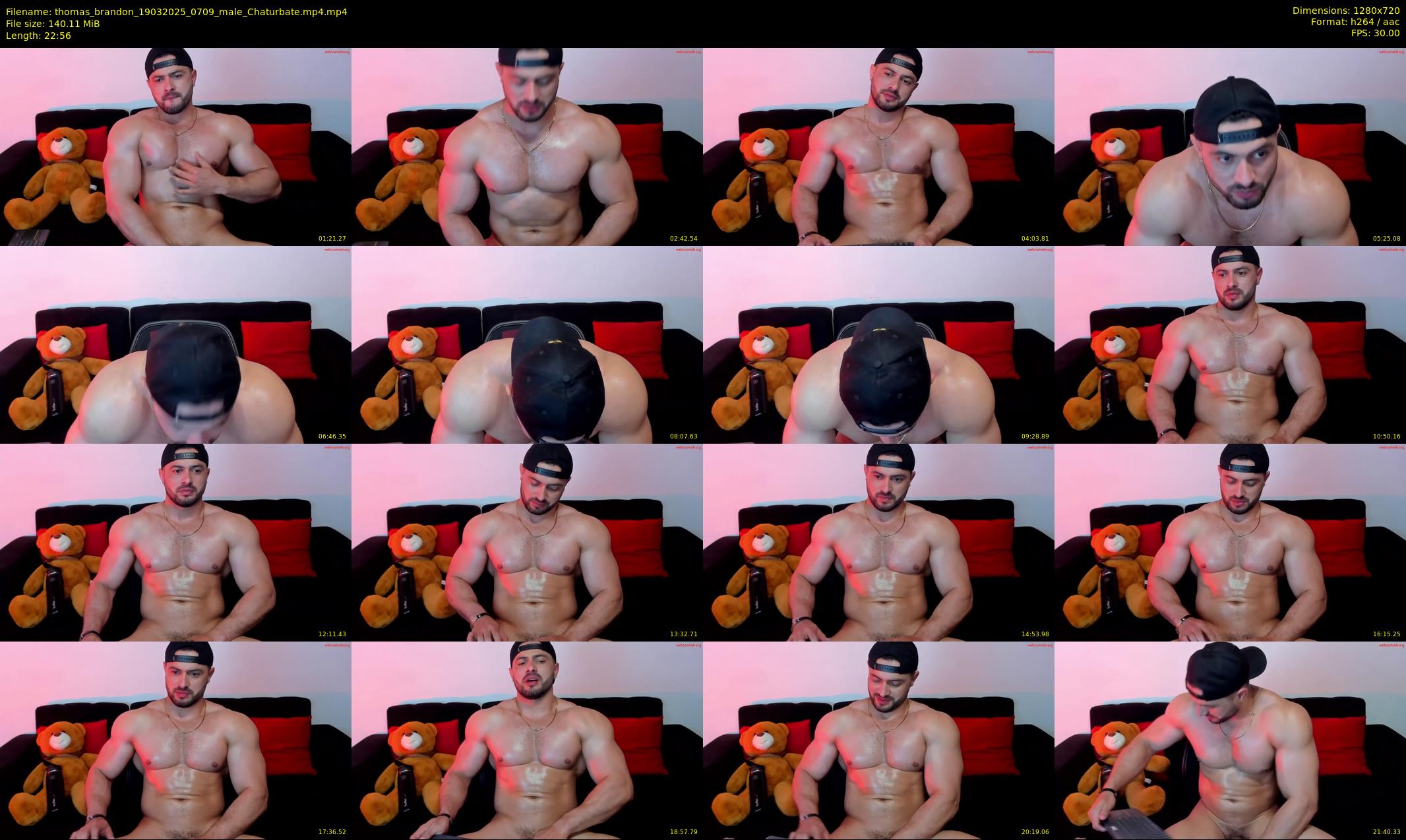 thomas_brandon — 23 minute Chaturbate male cam show recording, 720p, Mar 19, 2025