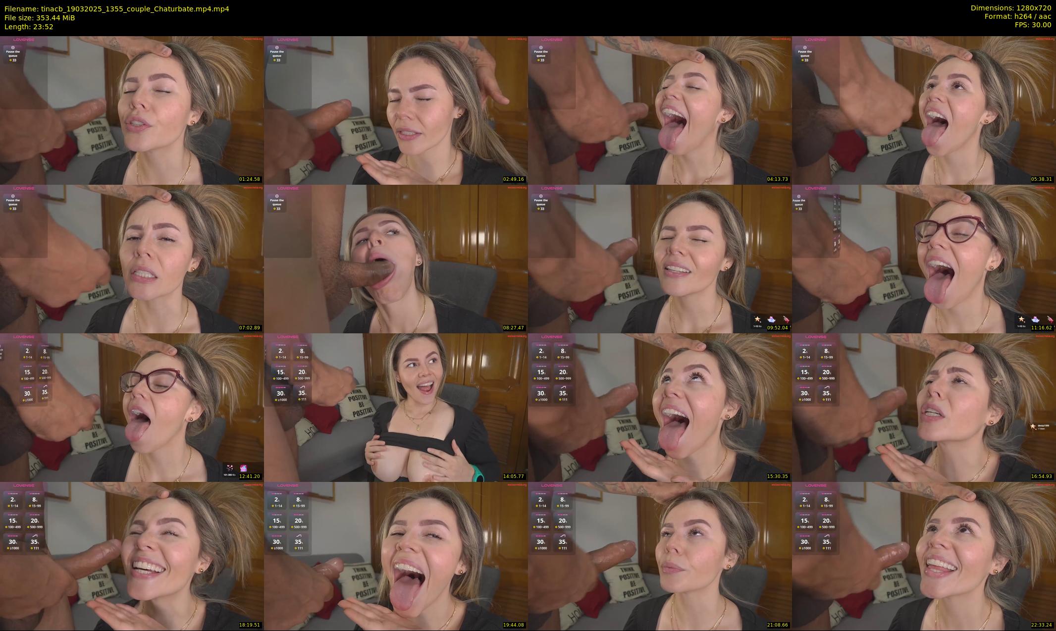 tinacb — 24 minute Chaturbate female cam show recording, 720p, Mar 19, 2025
