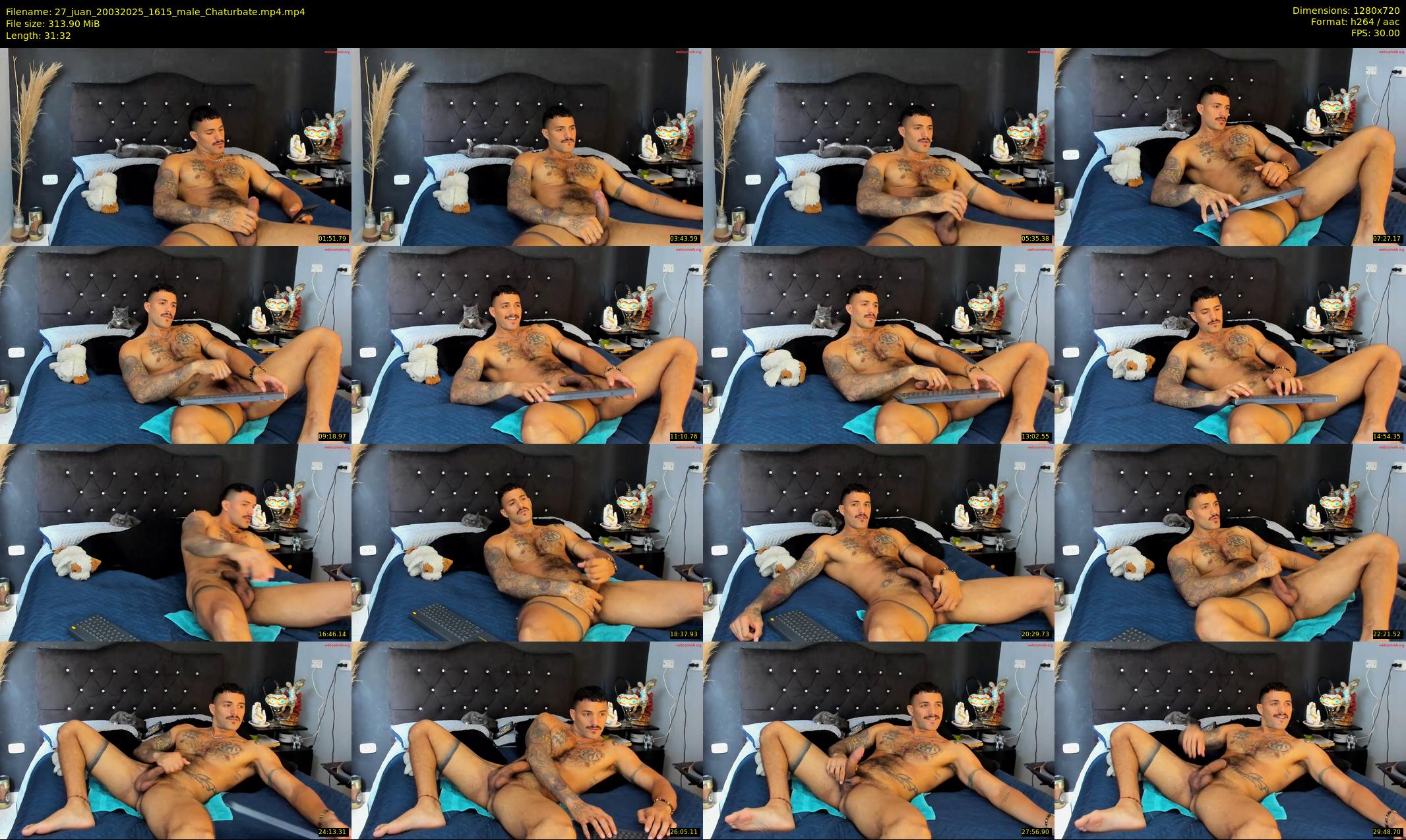 27_juan — 32 minute Chaturbate male cam show recording, 720p, Mar 20, 2025