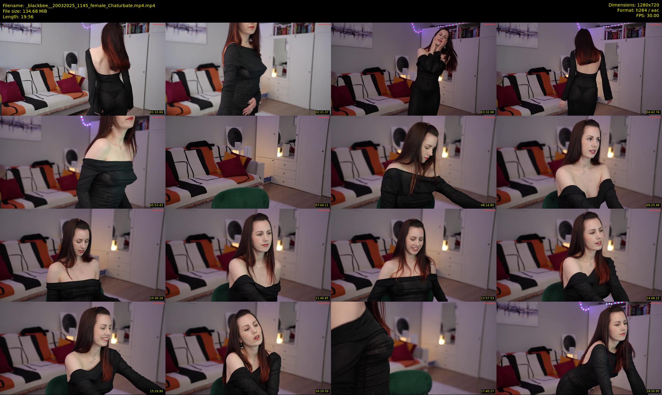 _blackbee_ — 20 minute Chaturbate female cam show recording, 720p, Mar 20, 2025