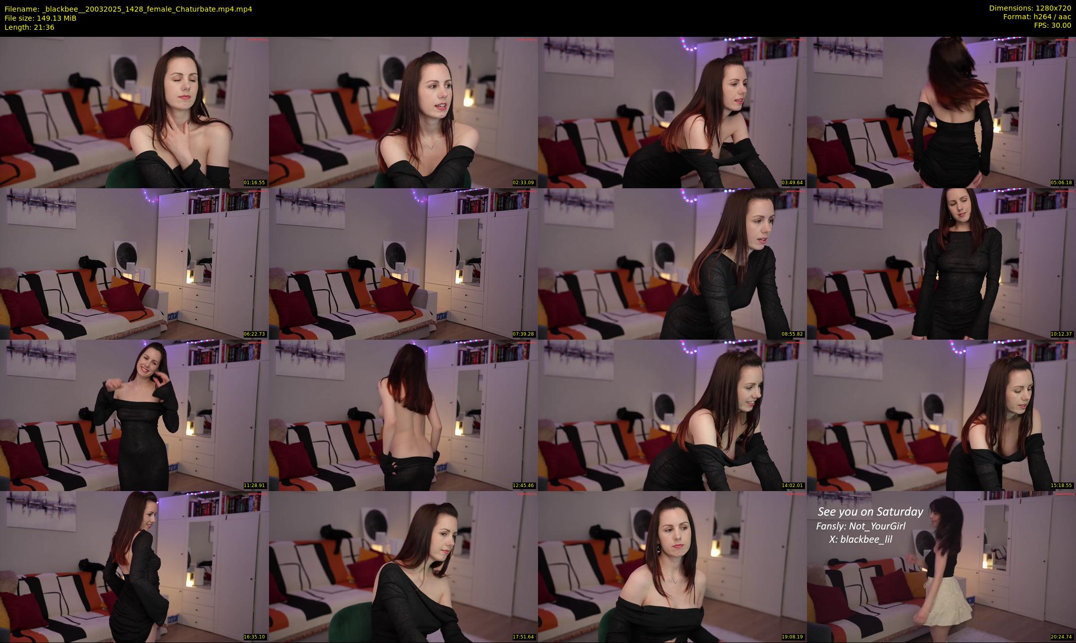 _blackbee_ — 22 minute Chaturbate female cam show recording, 720p, Mar 20, 2025