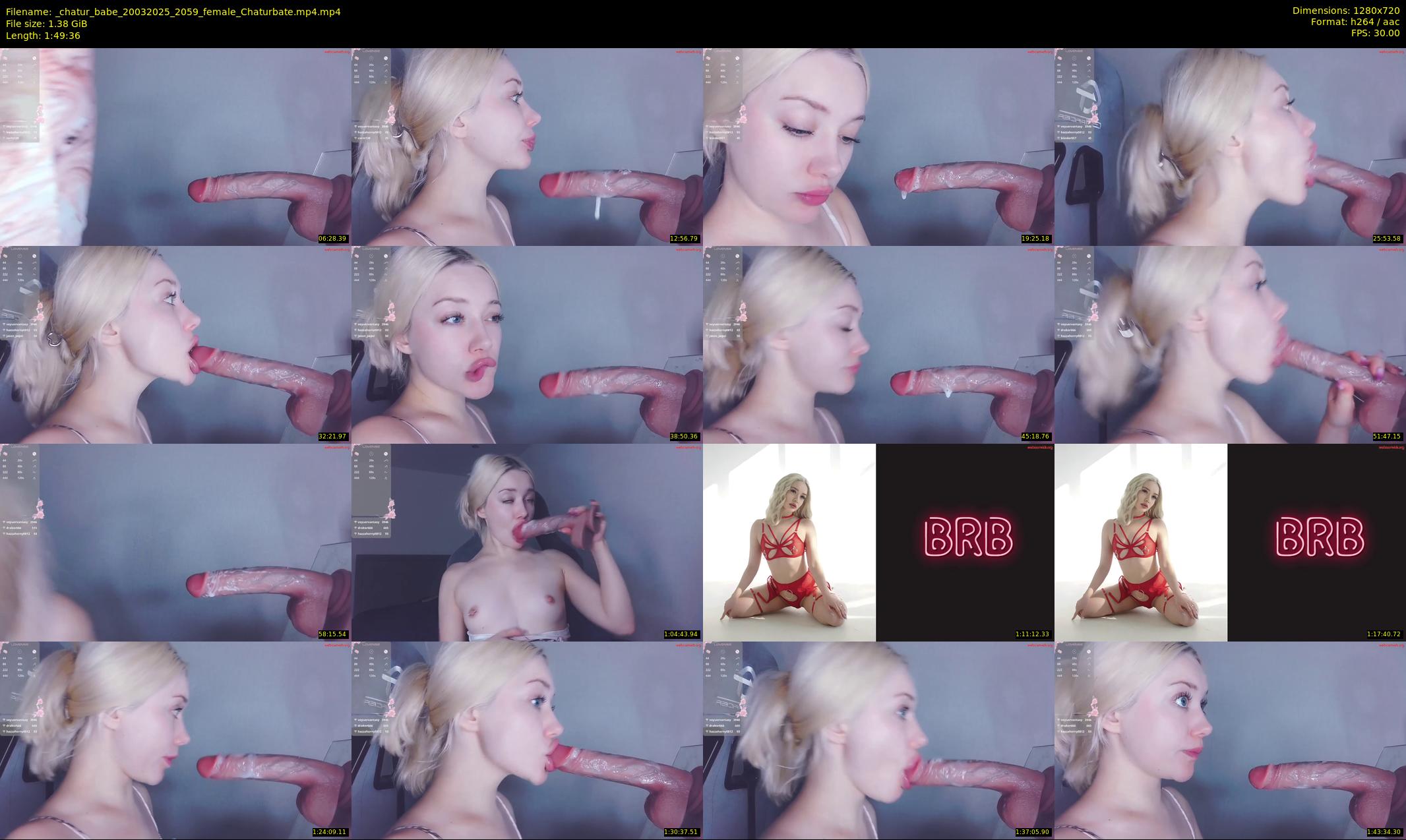 _chatur_babe — 110 minute Chaturbate female cam show recording, 720p, Mar 20, 2025