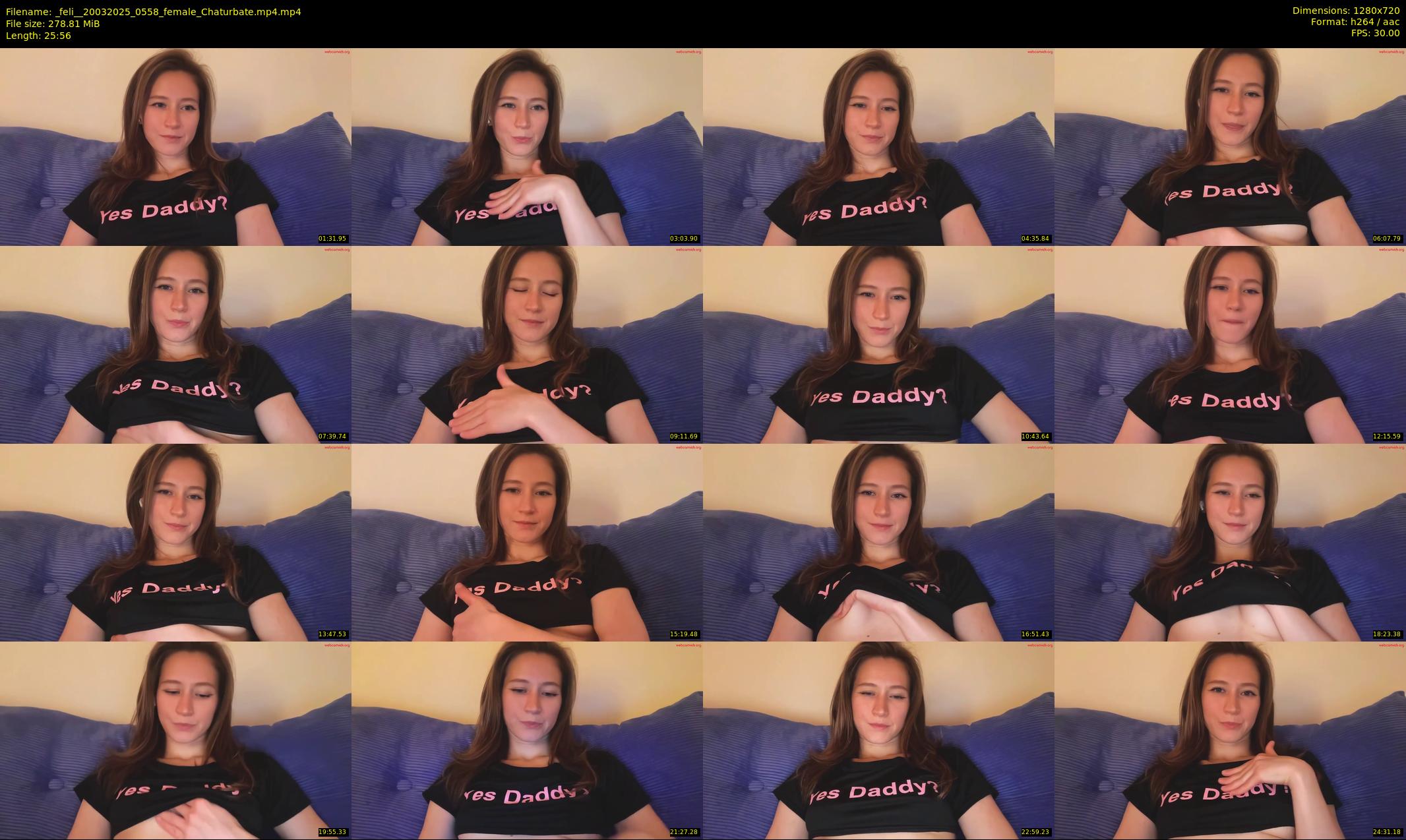 _feli_ — 26 minute Chaturbate female cam show recording, 720p, Mar 20, 2025