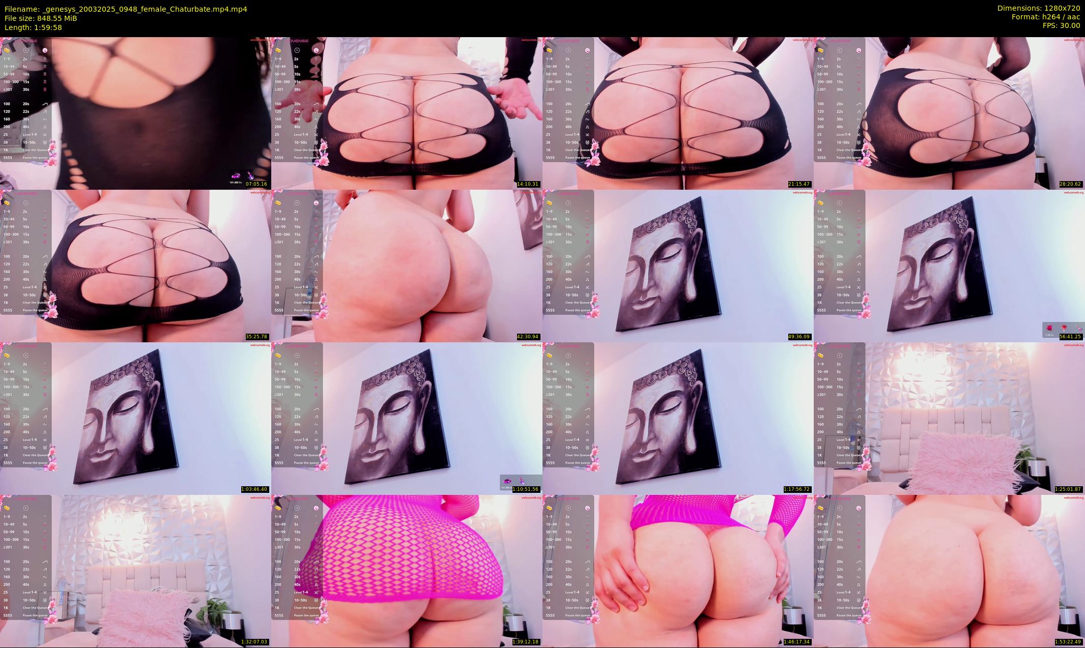_genesys — 120 minute Chaturbate female cam show recording, 720p, Mar 20, 2025