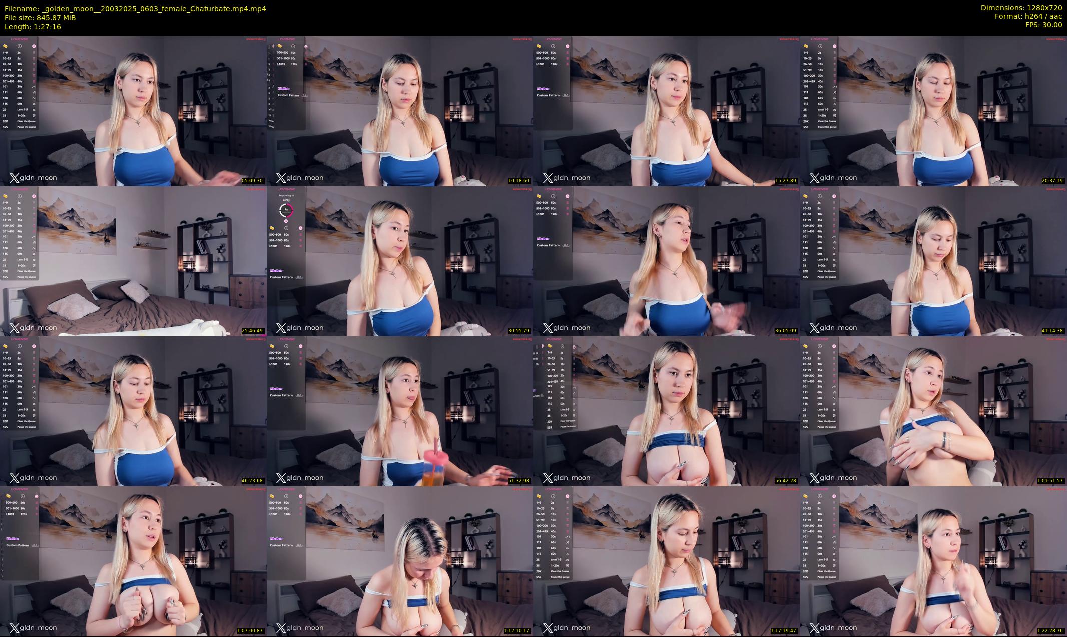 _golden_moon_ — 88 minute Chaturbate female cam show recording, 720p, Mar 20, 2025