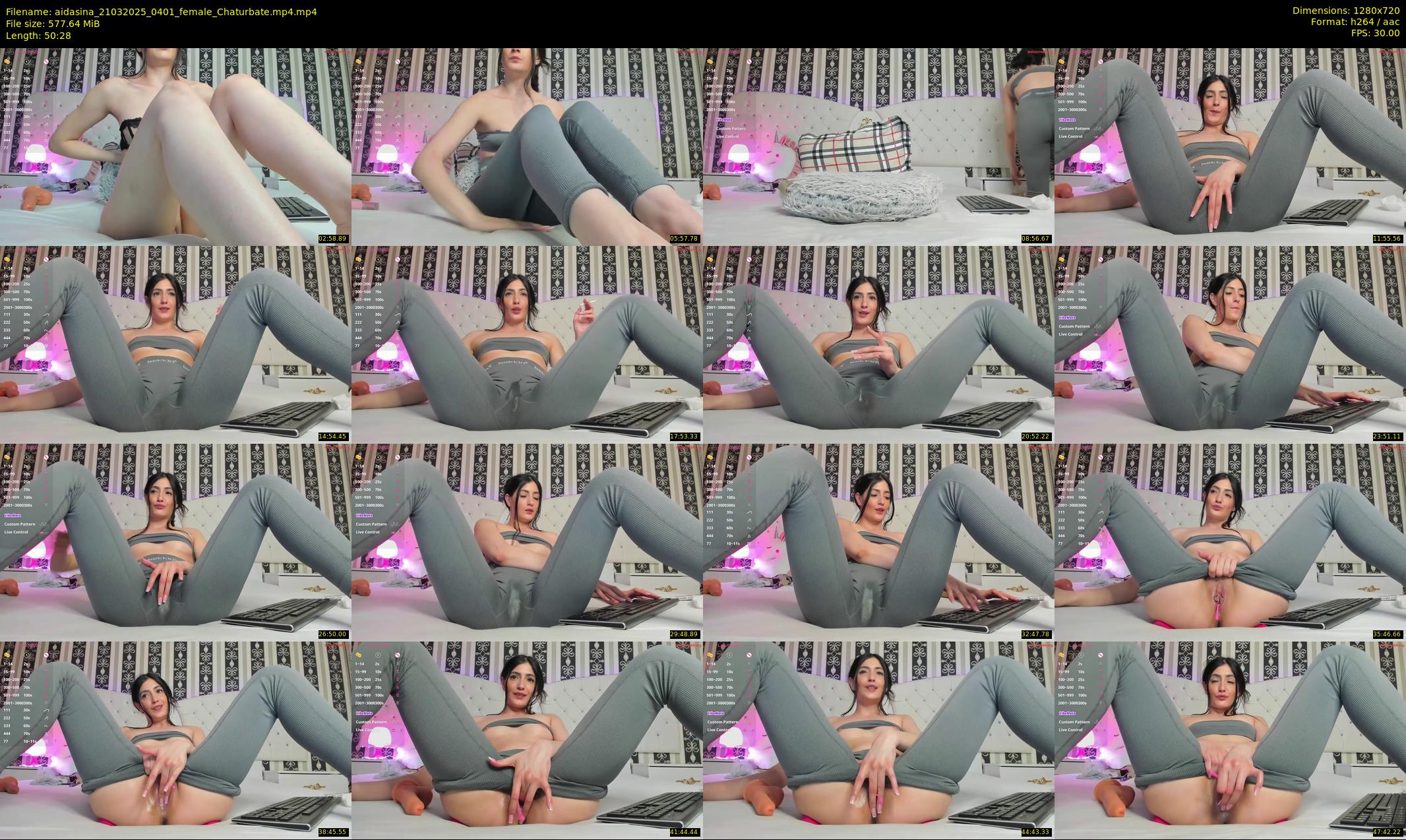 aidasina — 51 minute Chaturbate female cam show recording, 720p, Mar 21, 2025