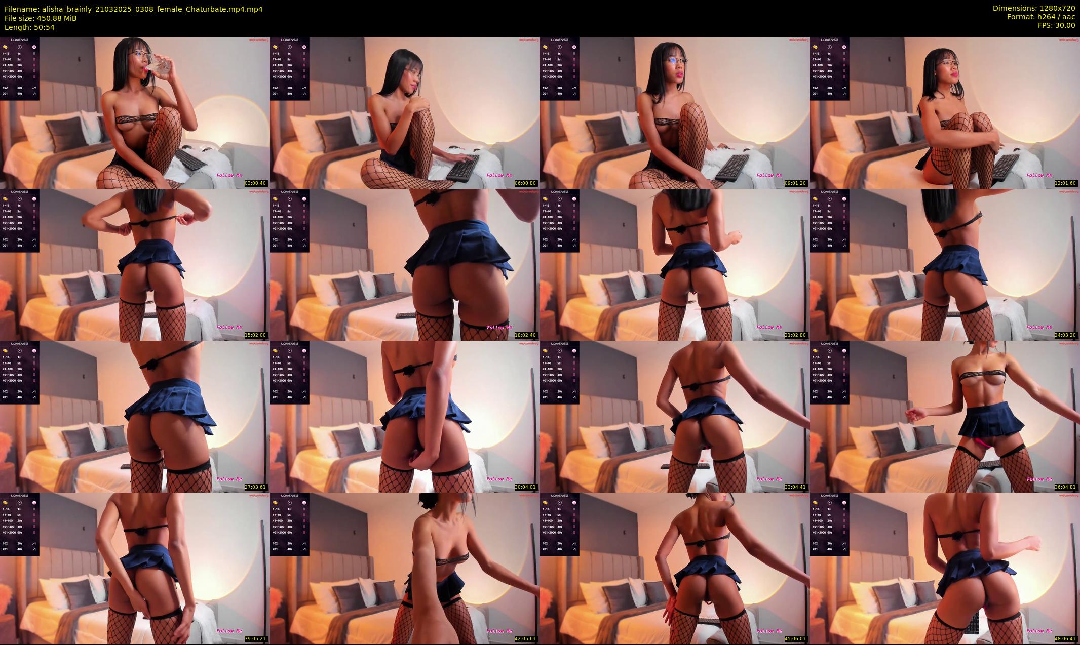 alisha_brainly — 51 minute Chaturbate female cam show recording, 720p, Mar 21, 2025