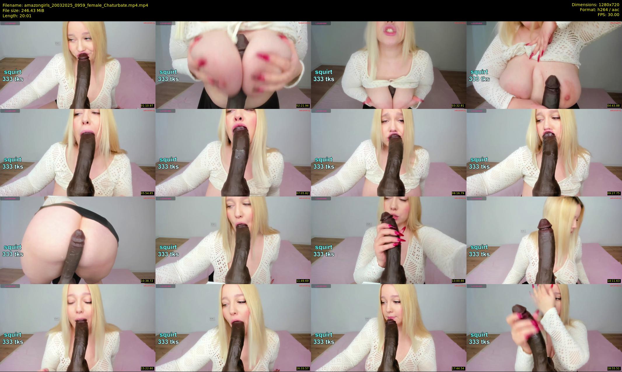 amazongirls — 21 minute Chaturbate couple cam show recording, 720p, Mar 20, 2025