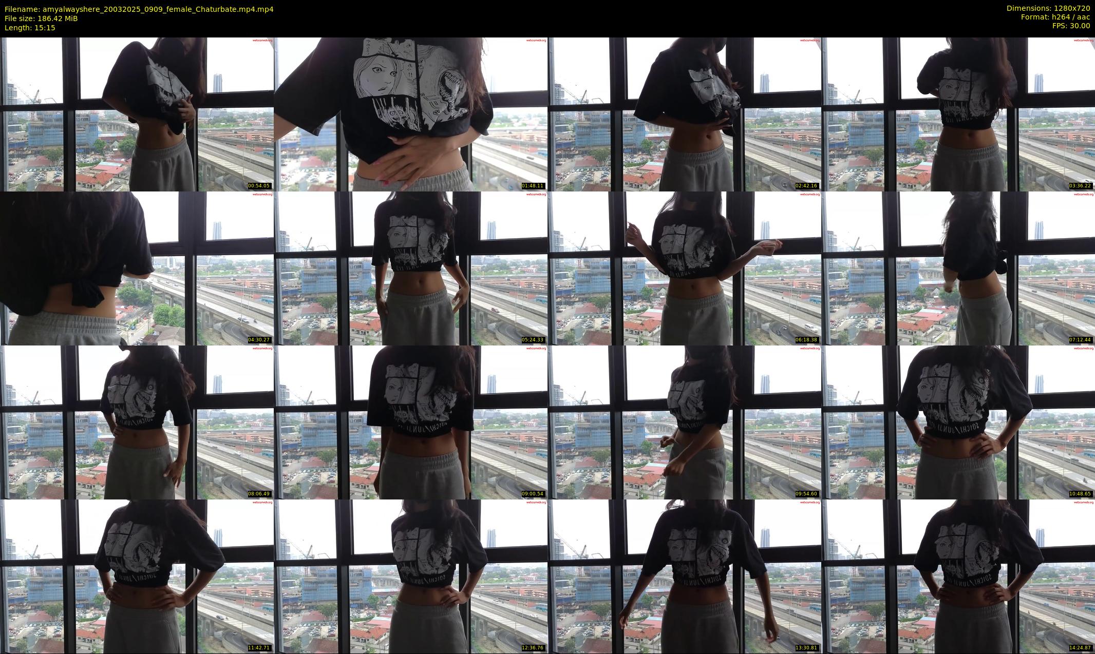 amyalwayshere — 16 minute Chaturbate female cam show recording, 720p, Mar 20, 2025