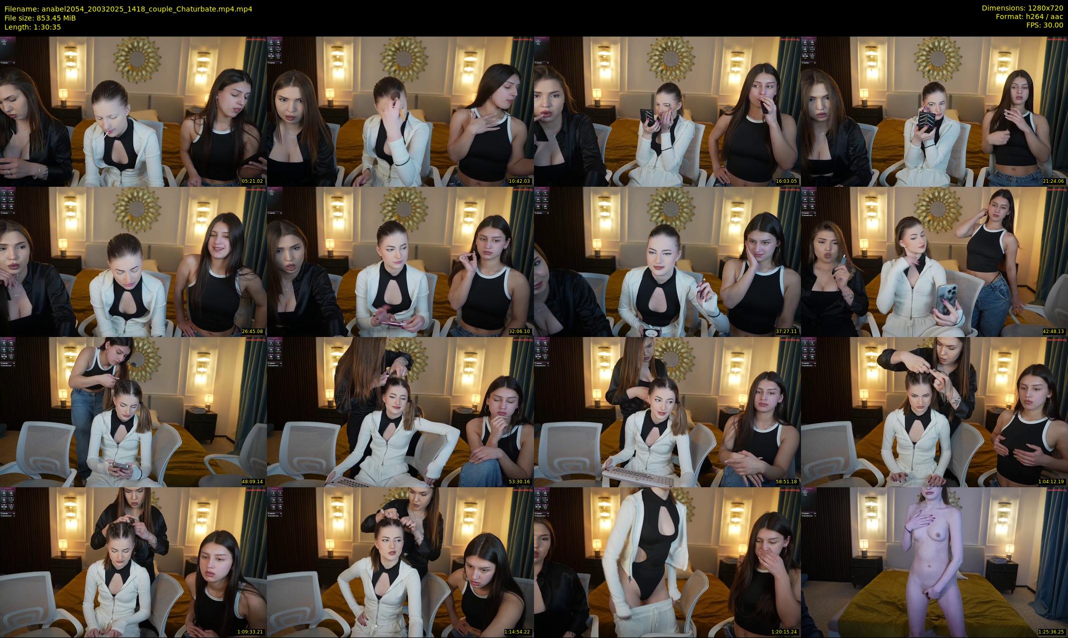 anabel2054 — 91 minute Chaturbate female cam show recording, 720p, Mar 20, 2025