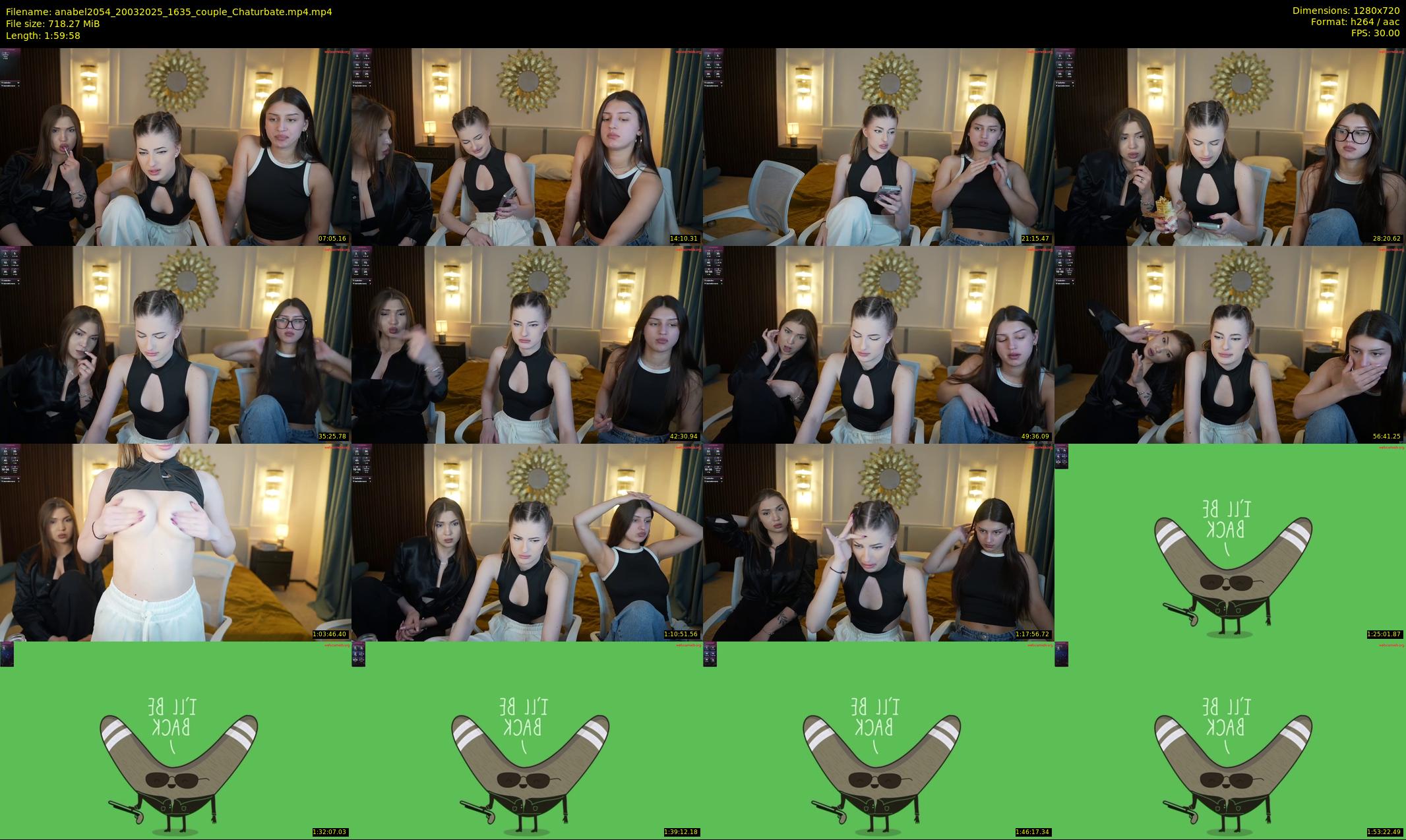 anabel2054 — 120 minute Chaturbate female cam show recording, 720p, Mar 20, 2025