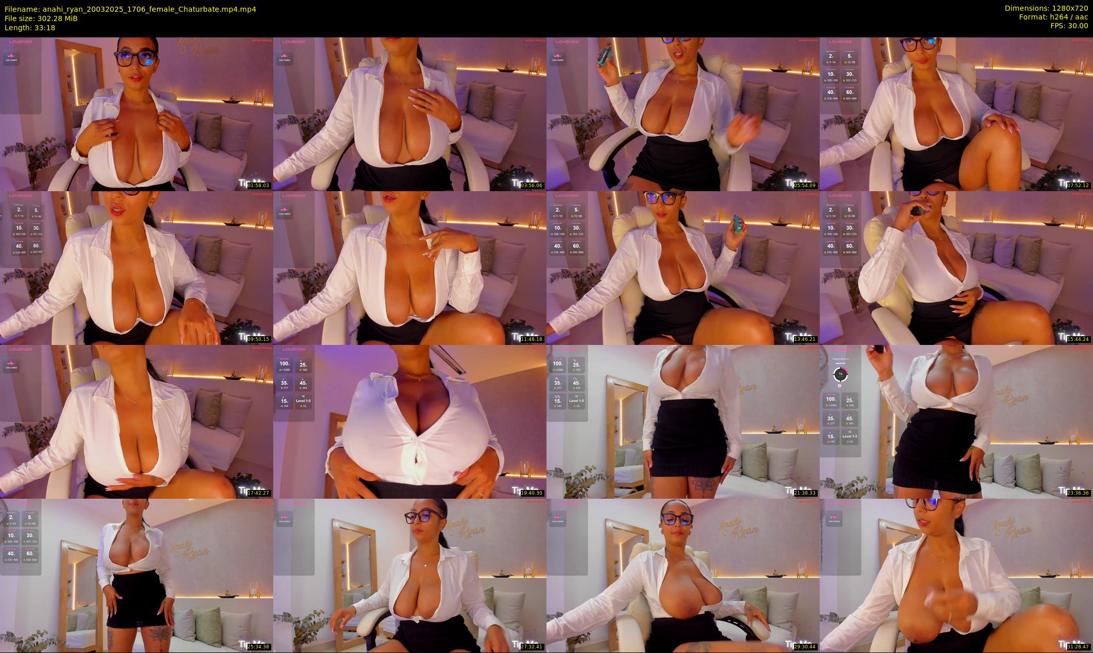 anahi_ryan — 34 minute Chaturbate female cam show recording, 720p, Mar 20, 2025