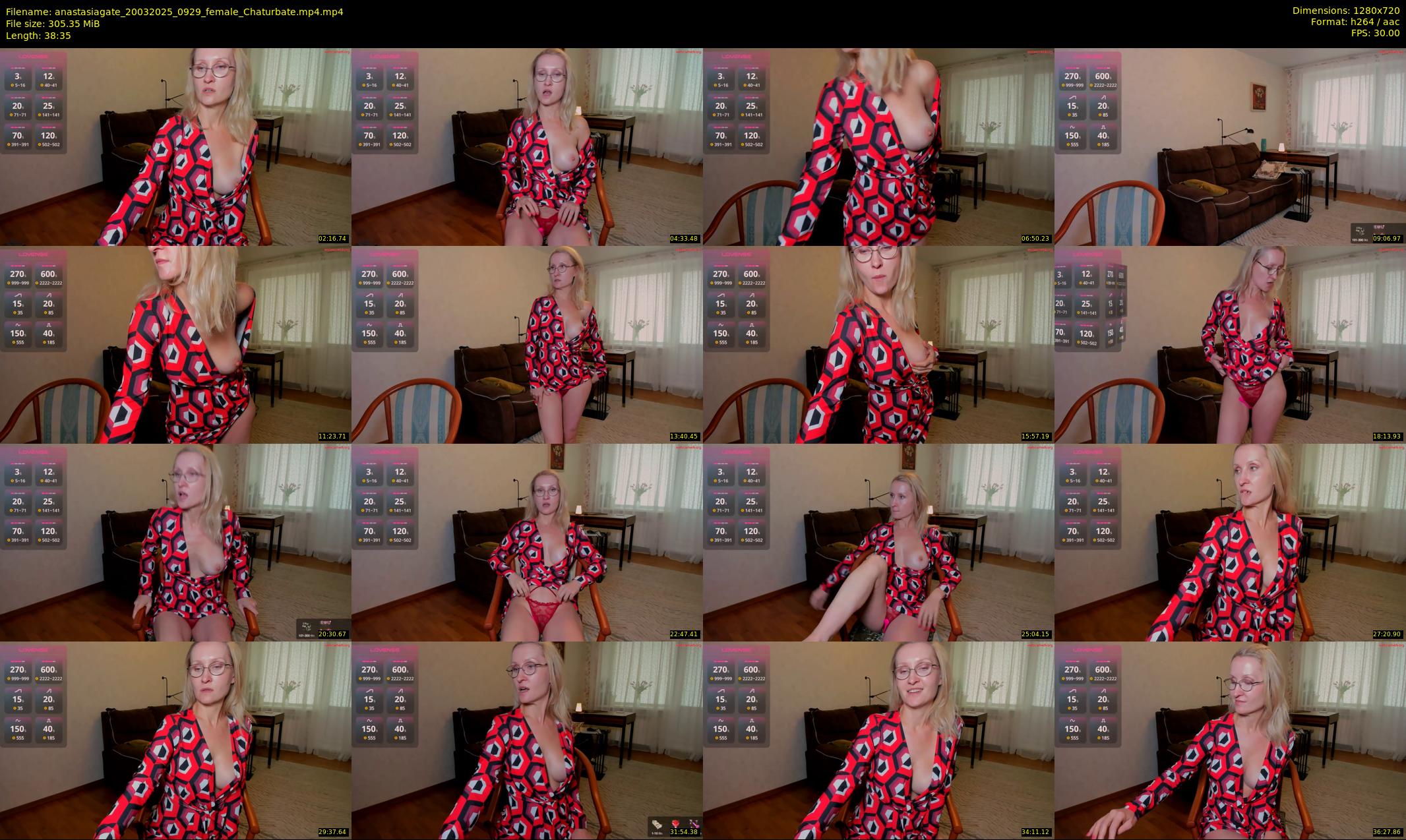 anastasiagate — 39 minute Chaturbate female cam show recording, 720p, Mar 20, 2025