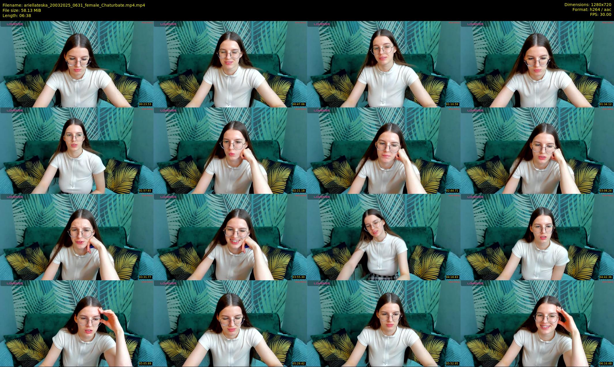 ariellateska — 7 minute Chaturbate female cam show recording, 720p, Mar 20, 2025