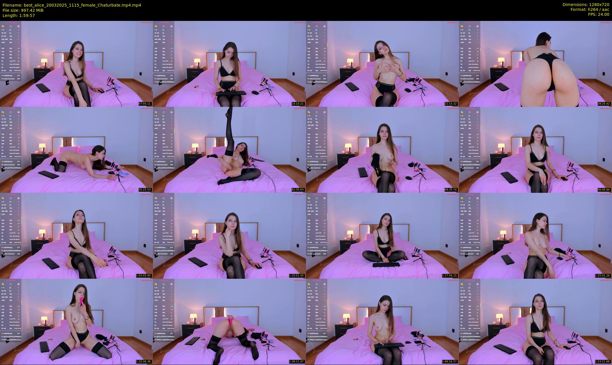 best_alice — 120 minute Chaturbate female cam show recording, 720p, Mar 20, 2025