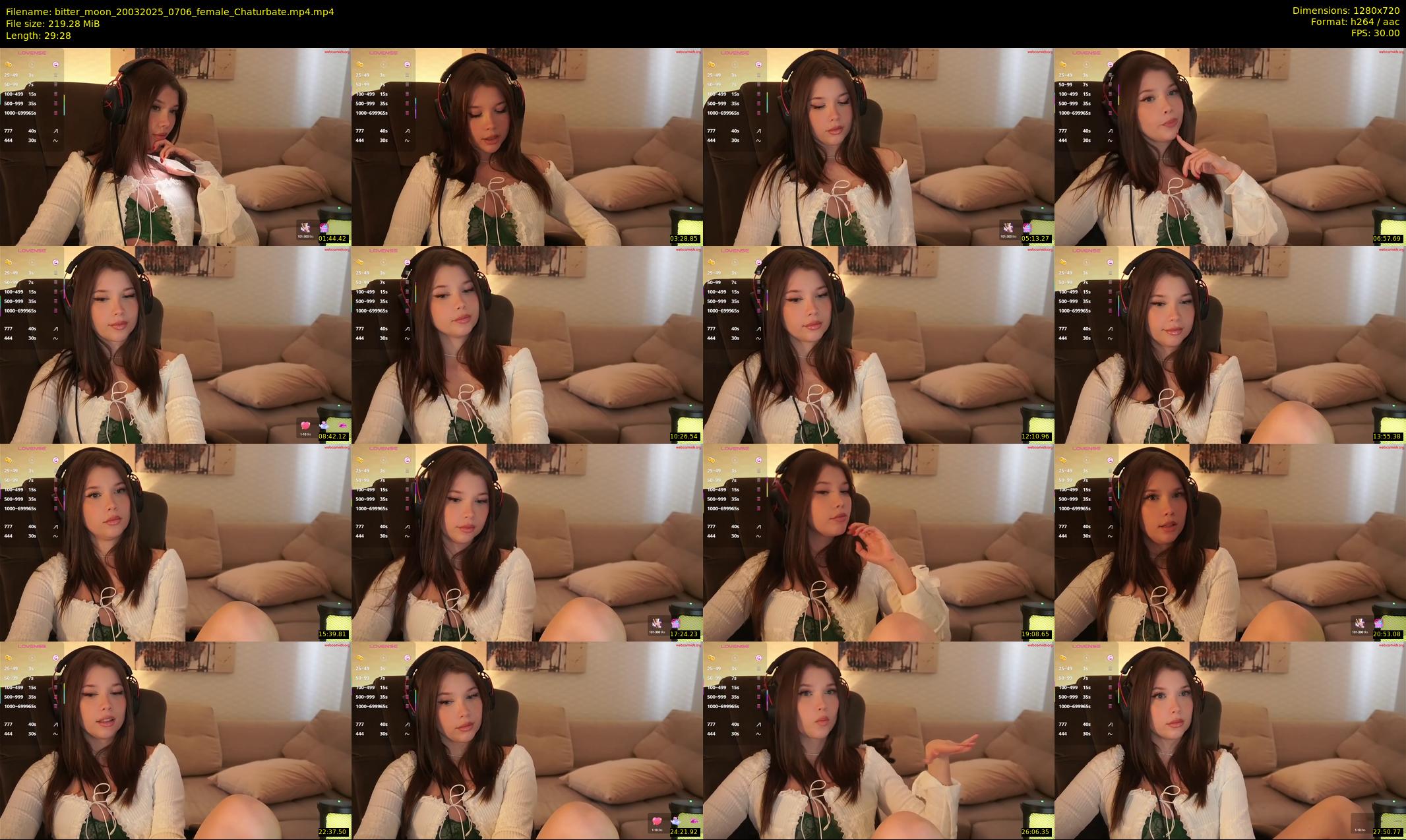bitter_moon — 30 minute Chaturbate female cam show recording, 720p, Mar 20, 2025