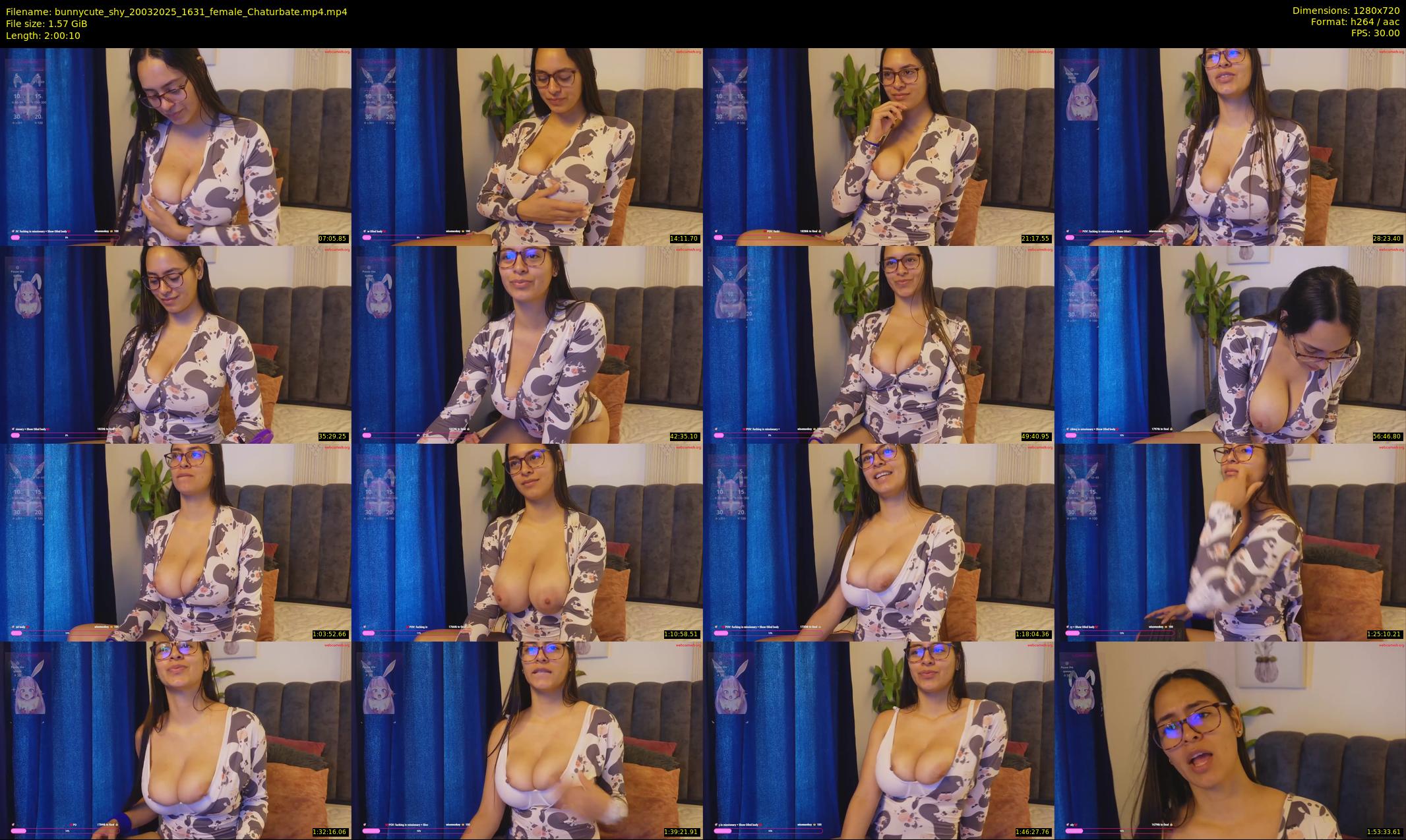 bunnycute_shy — 121 minute Chaturbate female cam show recording, 720p, Mar 20, 2025