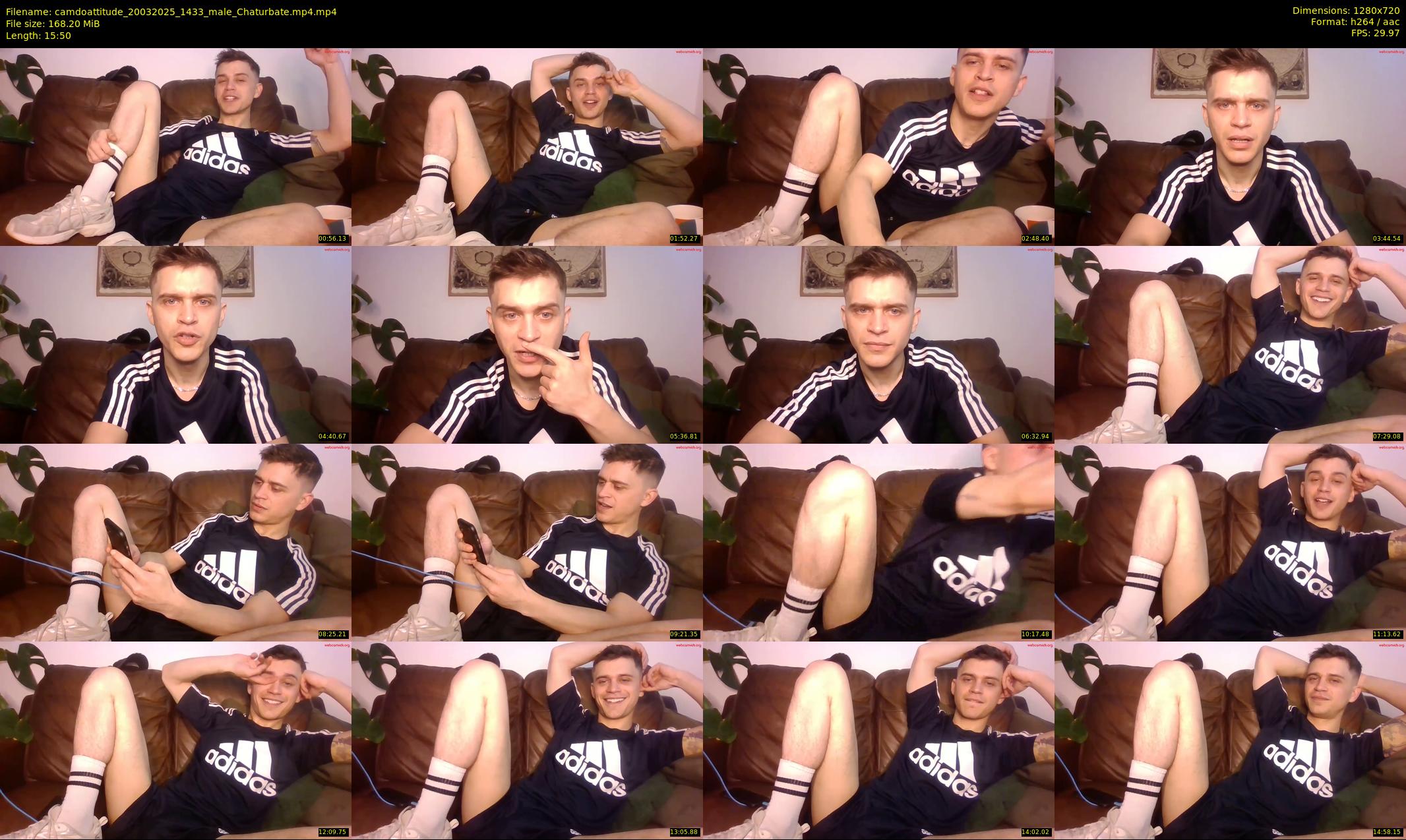 camdoattitude — 16 minute Chaturbate male cam show recording, 720p, Mar 20, 2025