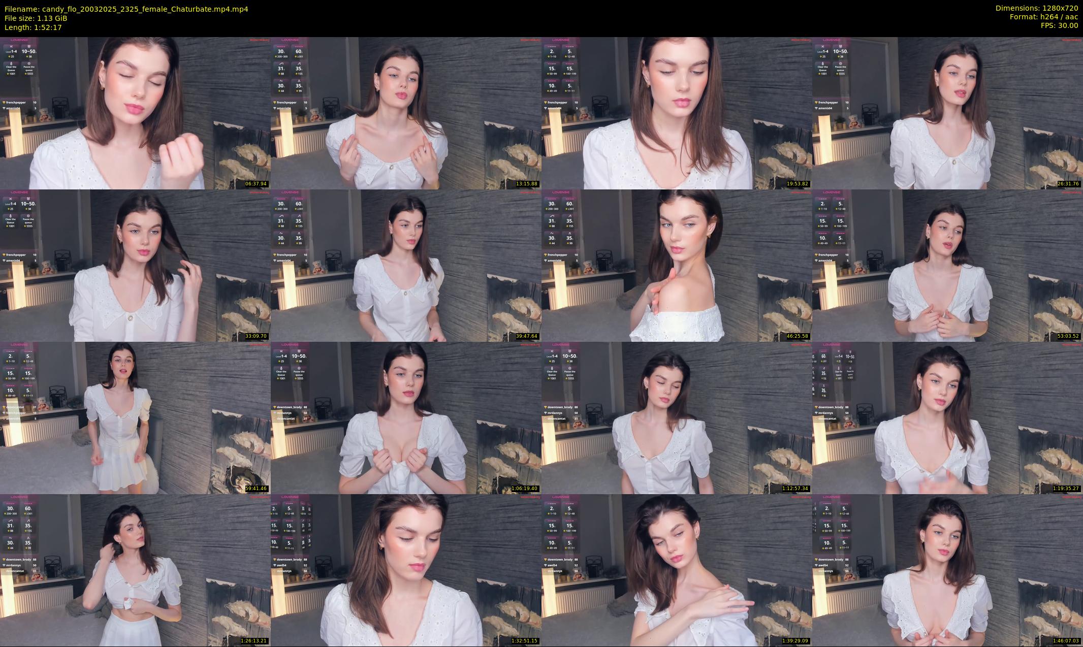 candy_flo — 113 minute Chaturbate female cam show recording, 720p, Mar 20, 2025