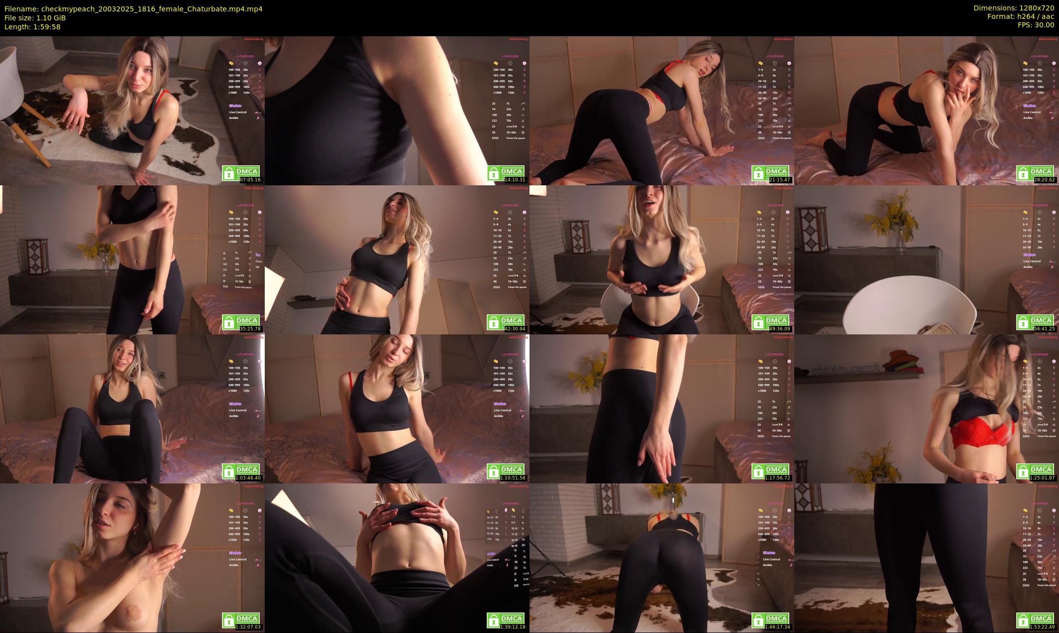 checkmypeach — 120 minute Chaturbate female cam show recording, 720p, Mar 20, 2025