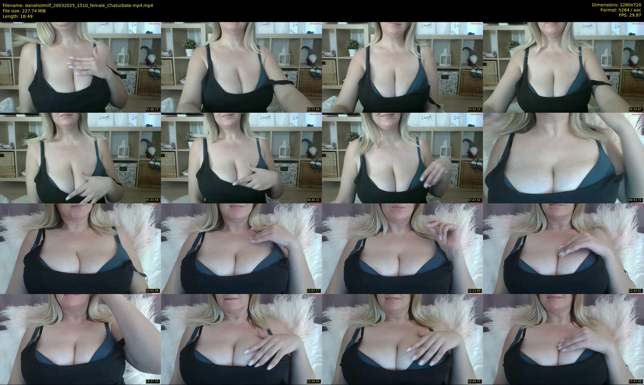 danahotmilf — 19 minute Chaturbate female cam show recording, 720p, Mar 20, 2025