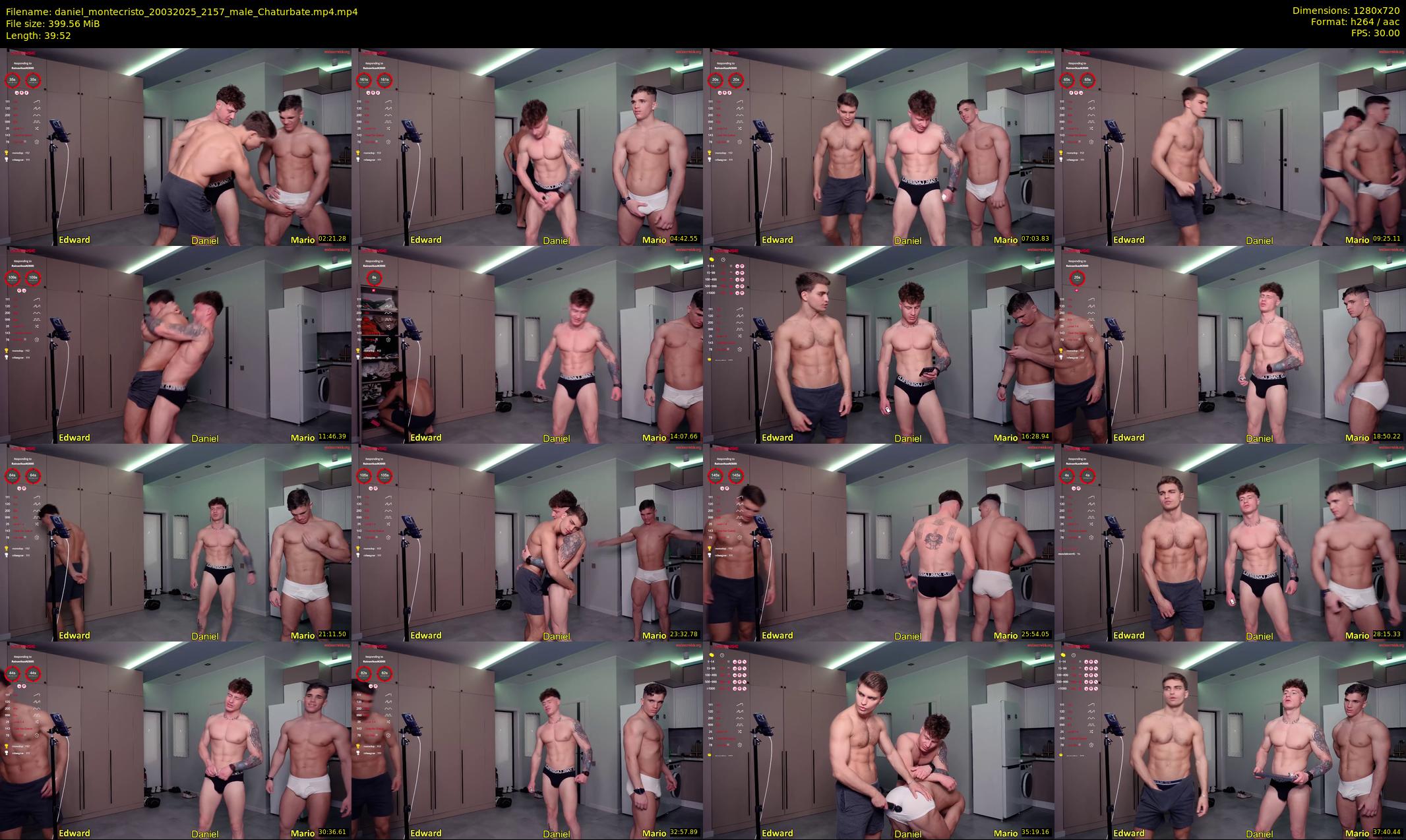 daniel_montecristo — 40 minute Chaturbate male cam show recording, 720p, Mar 20, 2025