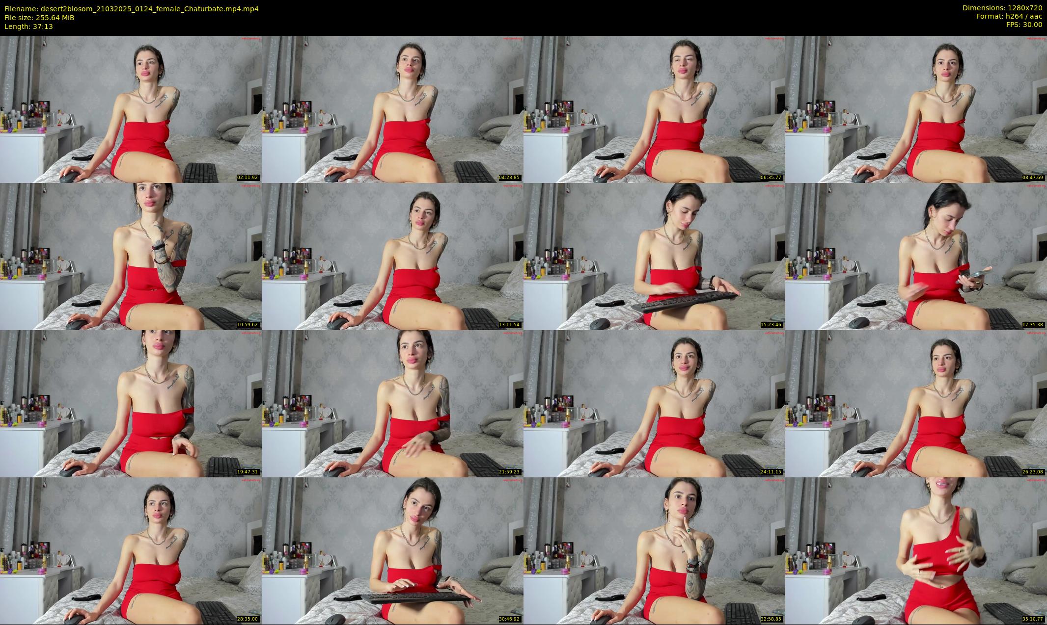 desert2blosom — 38 minute Chaturbate female cam show recording, 720p, Mar 21, 2025